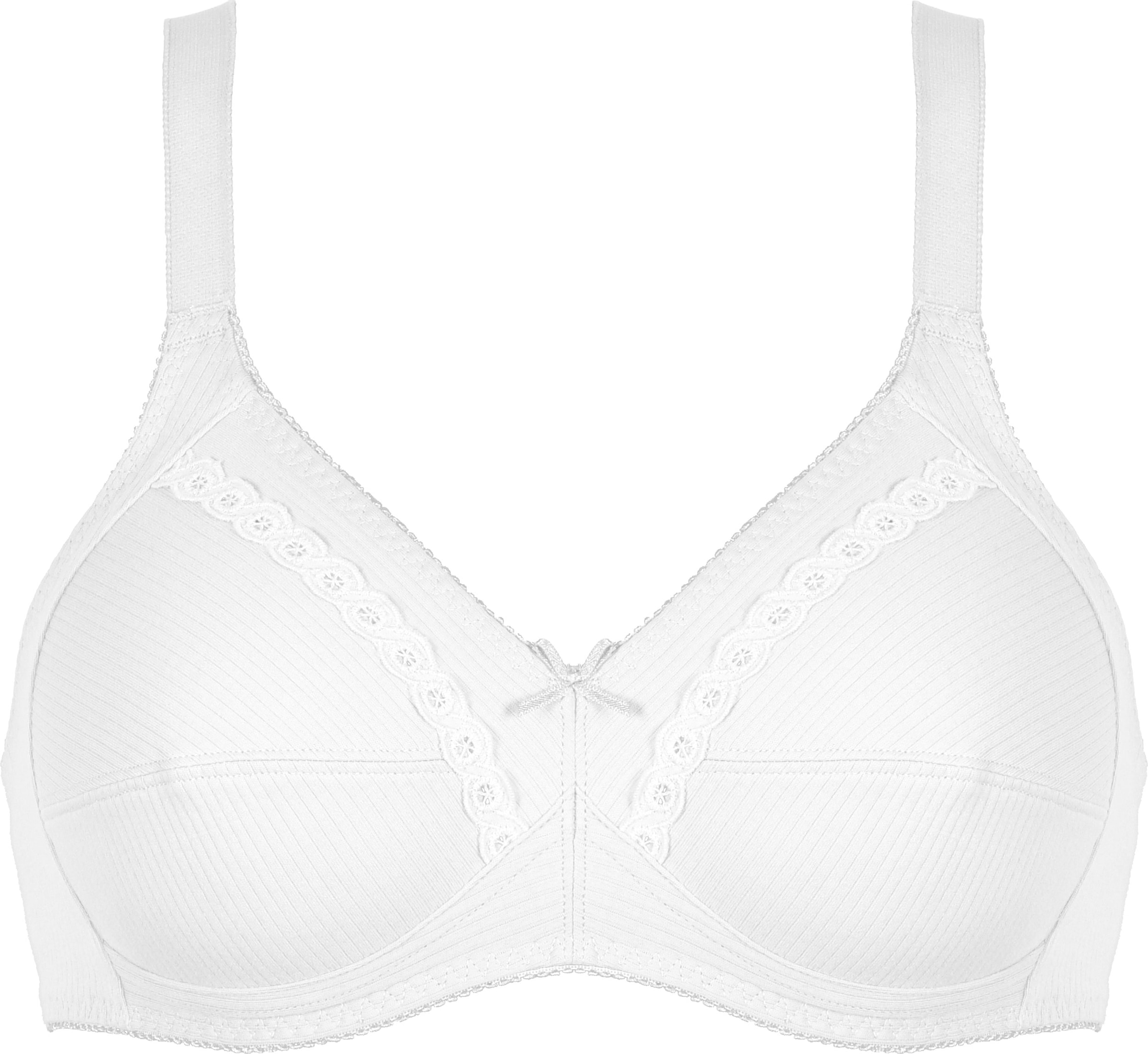 Naturana Soft-BH »Classics« 2er Pack,  feminin, bequem, breite Träger, ohne Bügel, dekorative Schleife