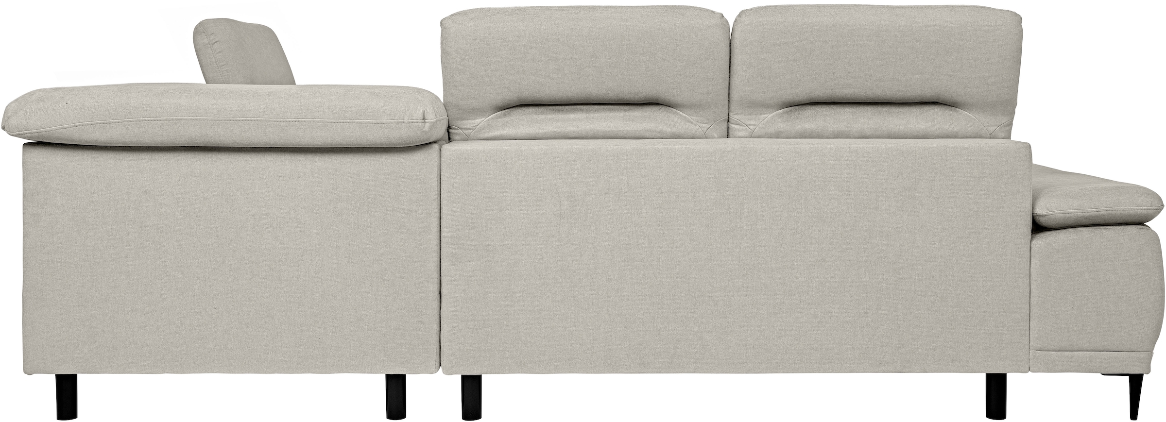 WERK2 Ecksofa »Focus-L 204 cm breit inkl. Komfortfunktionen, bodenfrei« Luxus-Microfaser, L-Form, elektrische Sitztiefenverstellung