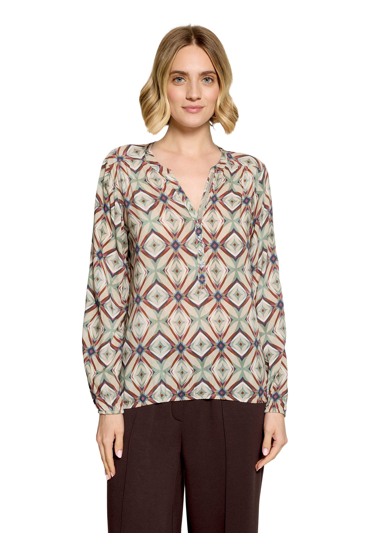Cartoon Klassische Bluse »Casual-Bluse mit Muster«
