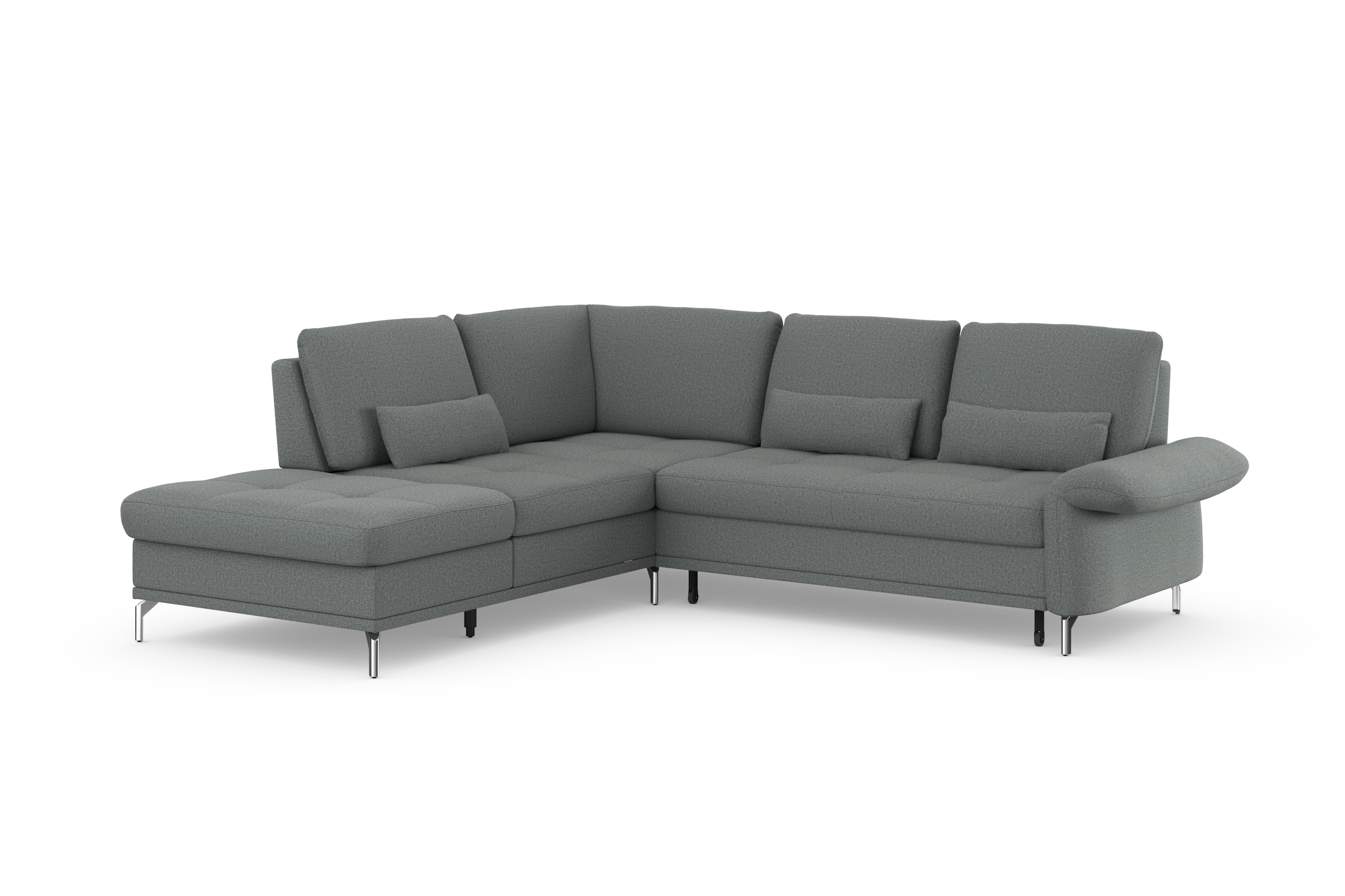 INOSIGN Ecksofa »Palm Beach L-Form«, Federkern, mit Sitztiefenverstellung, wahlweise mit Bettfunktion