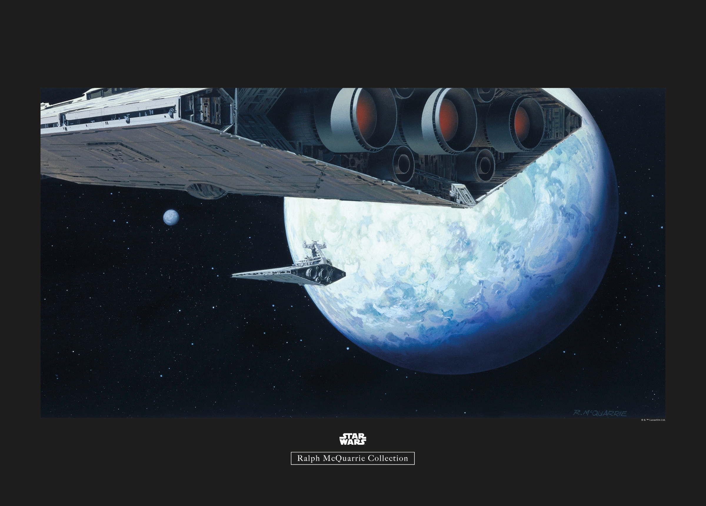 Komar Poster »Star Wars Classic RMQ Hoth Orbit«, Star Wars, (1 St.),  Kinderzimmer, Schlafzimmer, Wohnzimmer kaufen online bei OTTO