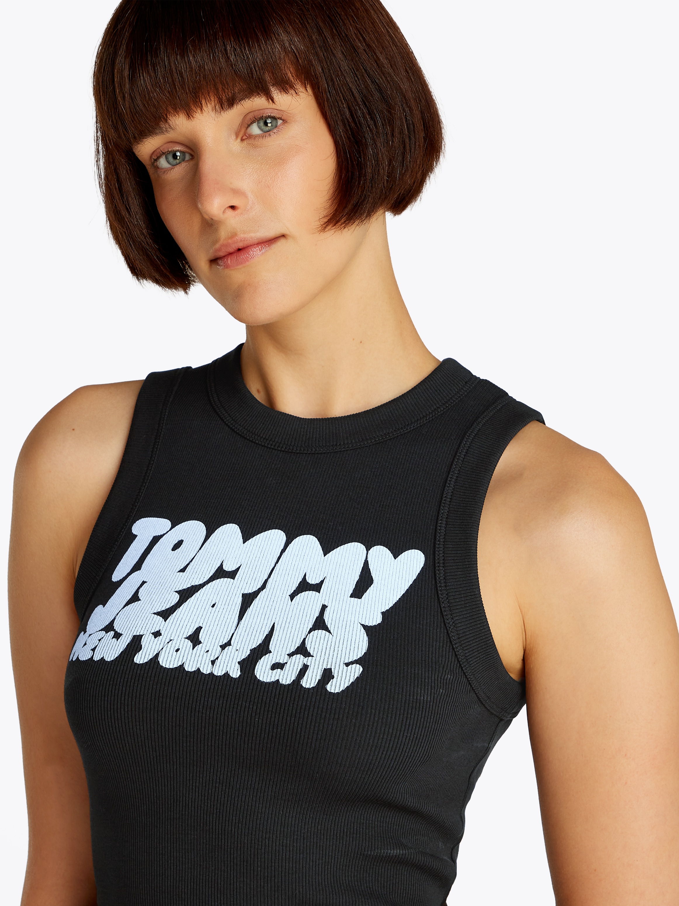 Tommy Jeans Minikleid »TJW TJ BUBBLE TANK DRESS«, mit Logodruck