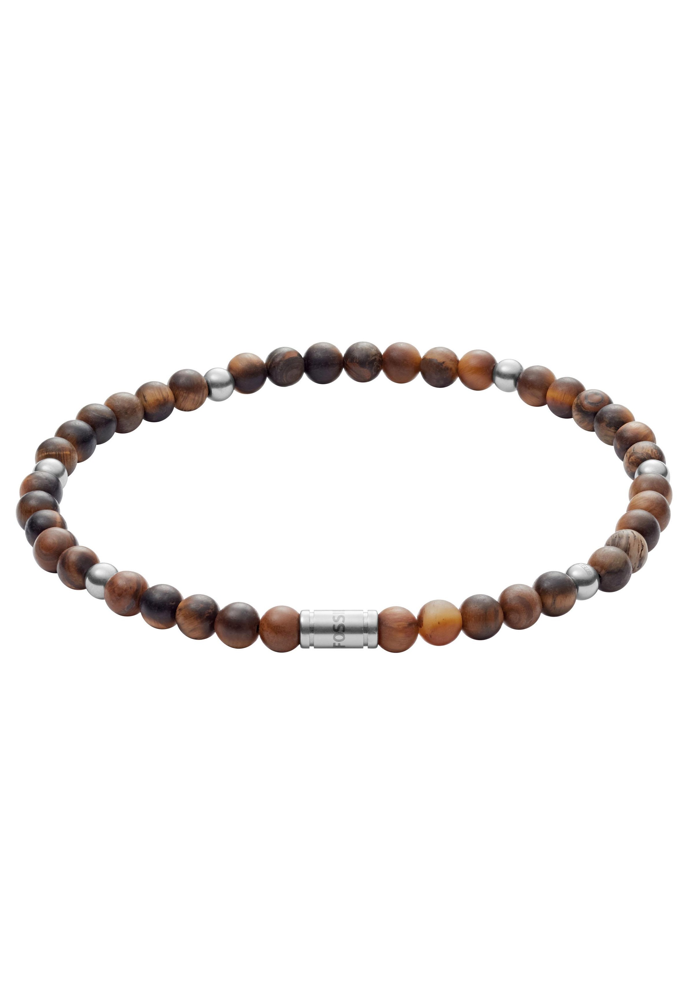 Fossil Armband »VINTAGE CASUAL, JF02939040«, mit Tigerauge