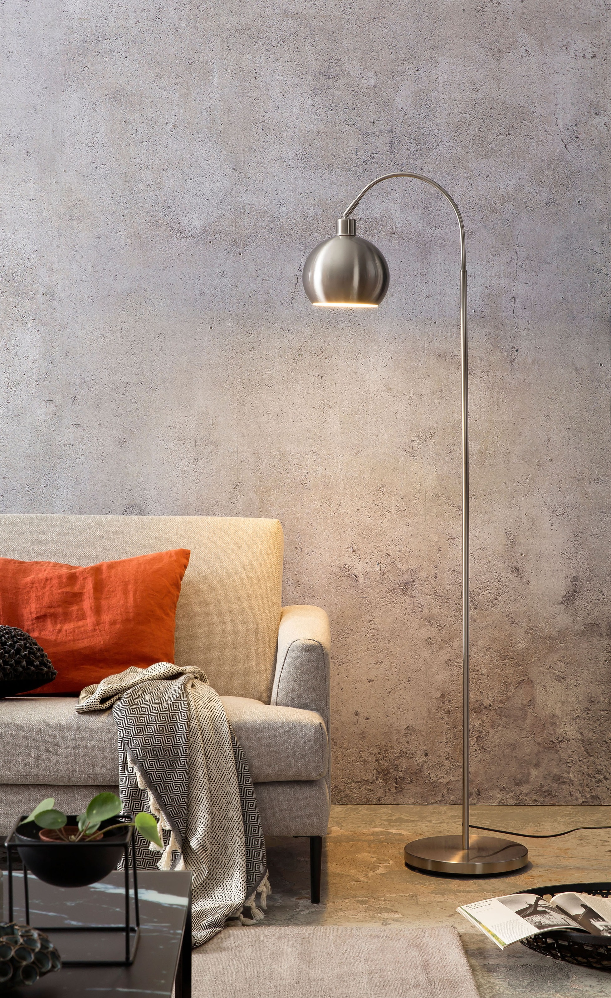 SalesFever Stehlampe »Pepe«, 1 flammig, Leuchtmittel E27 | ohne Leuchtmittel, Gestell aus Metall