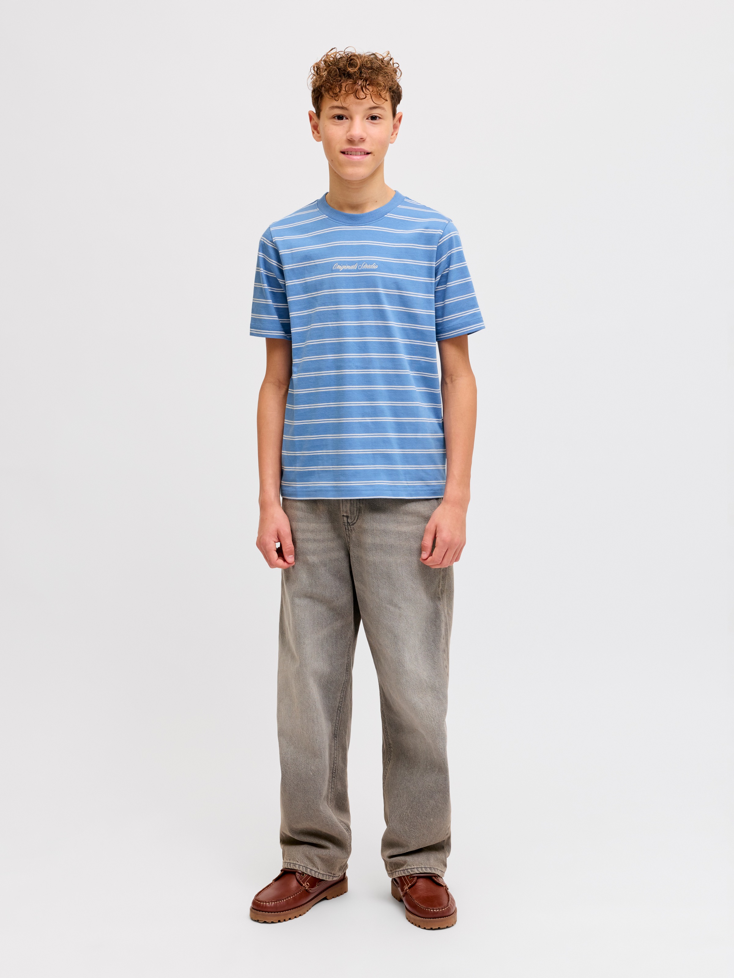 Jack & Jones Junior T-Shirt »JORNORREBRO STRIPE TEE SS CN JNR«