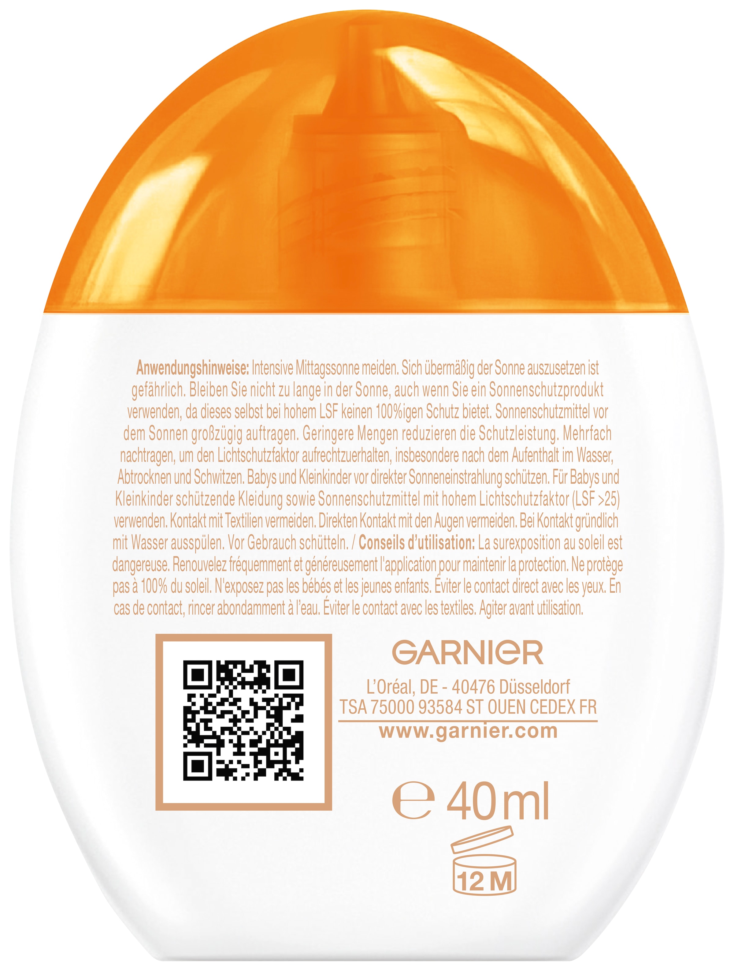 GARNIER Sonnenschutzfluid »Garnier Super UV UV-Water-Fluid Glow LSF 50«