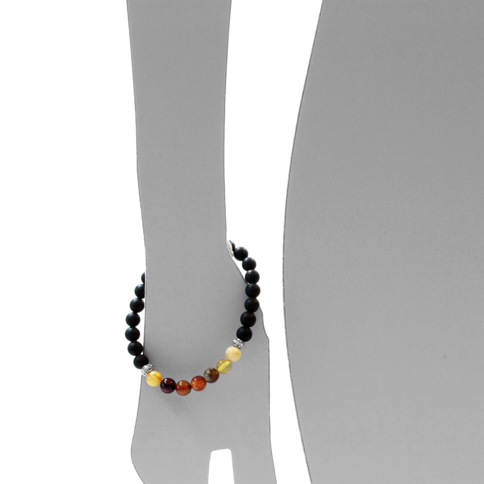 OSTSEE-SCHMUCK Armband »- Vivi 6 mm - Bernstein -,«