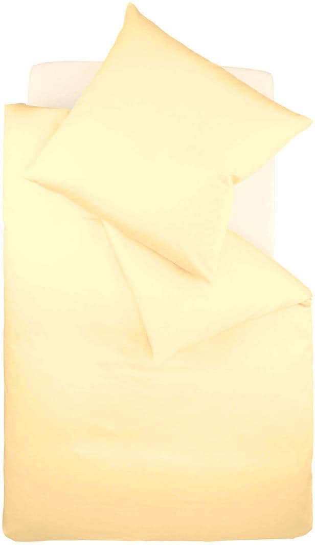 fleuresse Bettwäsche »Colours«, in weicher Interlock Jersey Qualität aus 100% Baumwolle, Bett- und Kopfkissenbezug mit Reißverschluss, STANDARD 100 by OEKO-TEX® zertifiziert