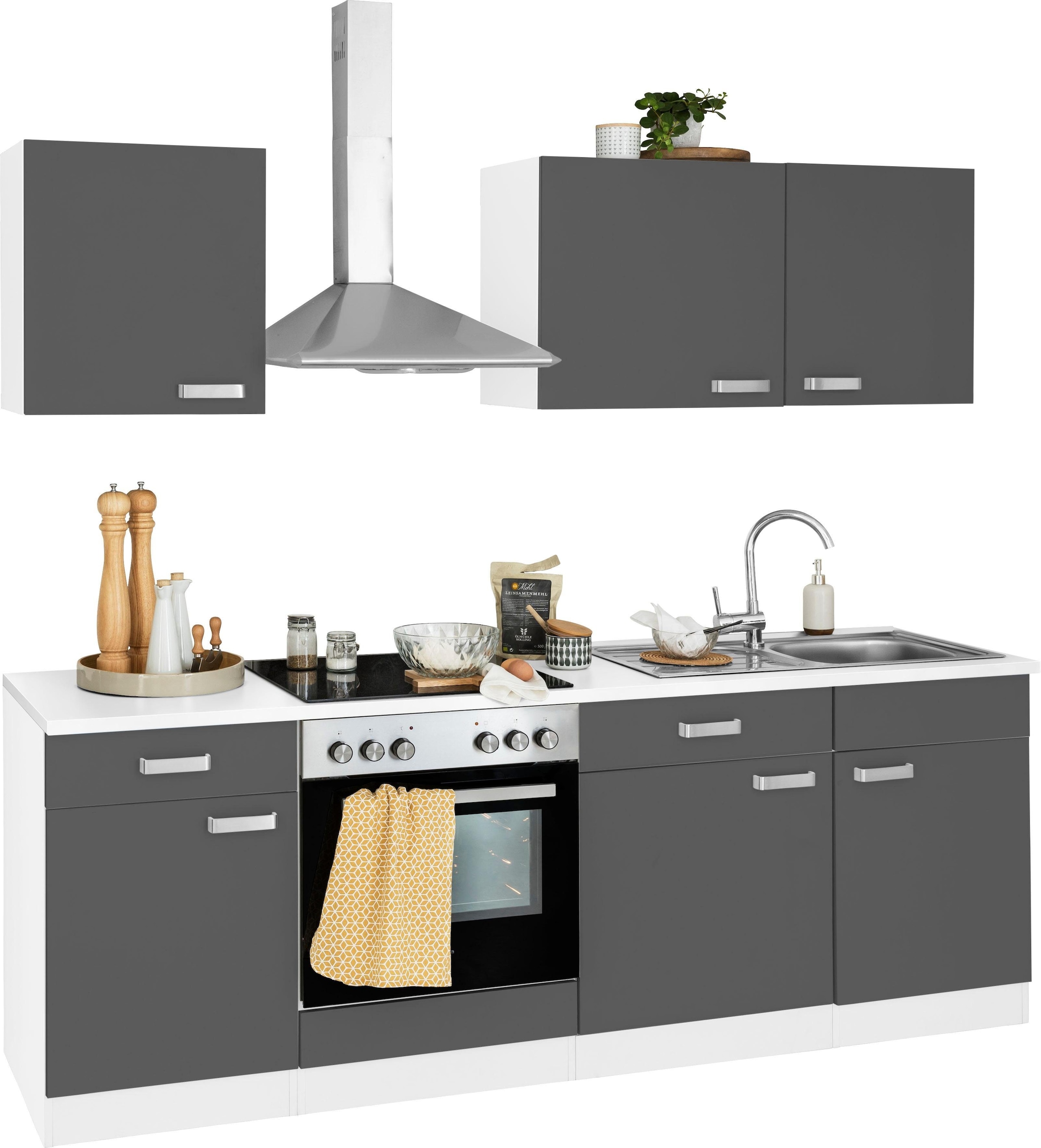 wiho Küchen Küchenzeile »Husum«, ohne E-Geräte, Breite 220 cm bestellen  online bei OTTO