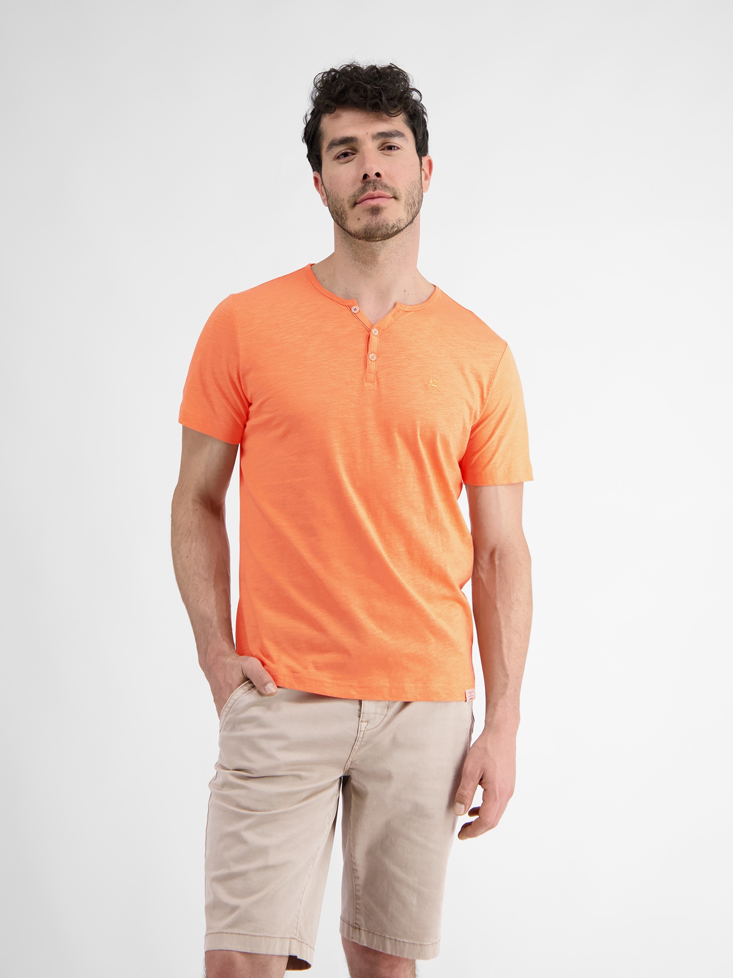 Henleyshirt »LERROS Basic Henleyshirt«