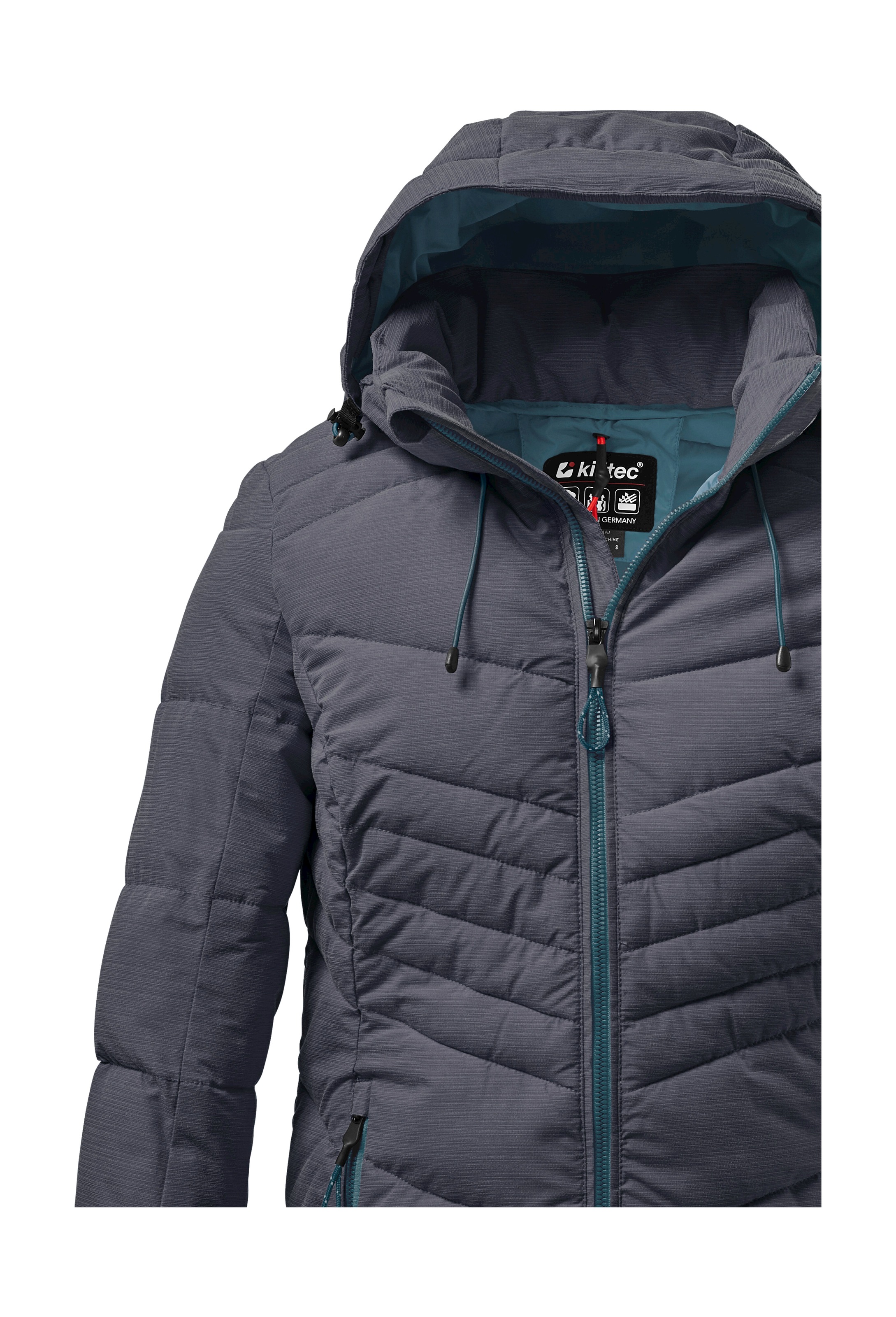 Killtec Steppjacke »KOW 149 WMN QLTD JCKT«, Wasser- und windabweisend, atmungsaktiv, abnehmbare Kapuze