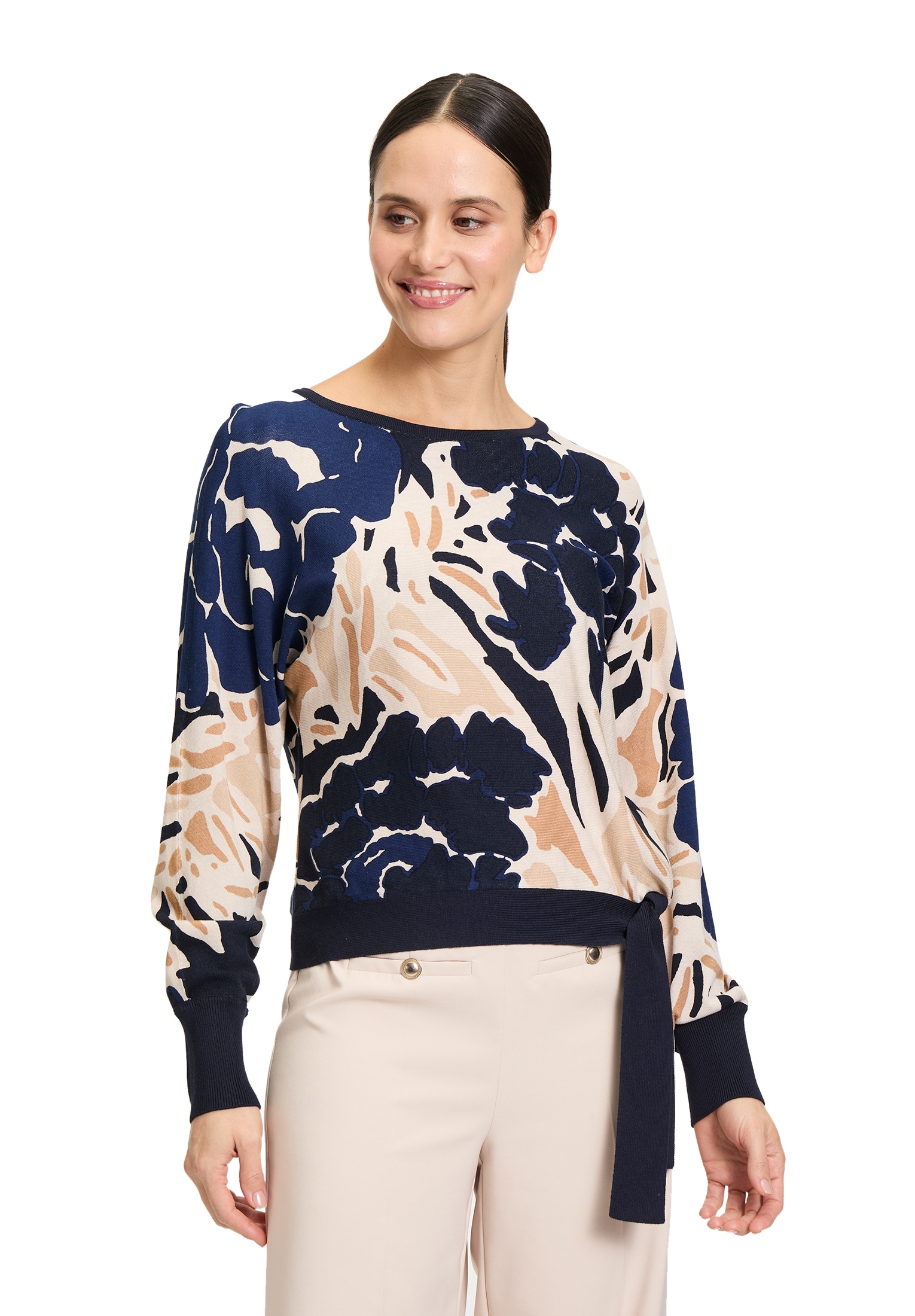 Betty Barclay Rundhalspullover »Feinstrickpullover mit Aufdruck«