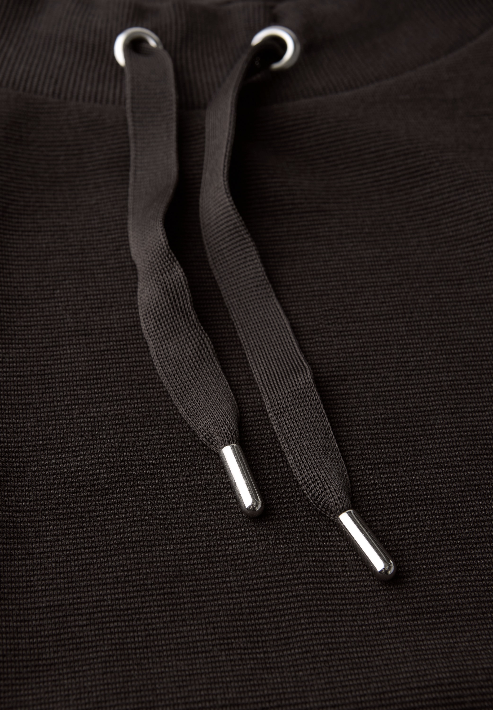 STREET ONE Kapuzensweatshirt, Ottoman Shirt mit Tape