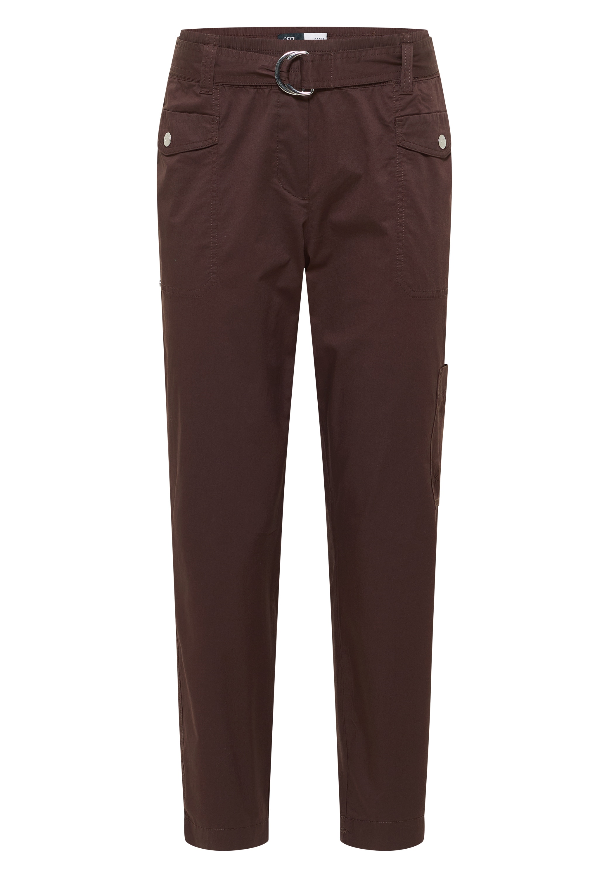 Cecil Stoffhose »Style Chelsea«  im Loose Fit und im Papertouch-Style/mit Gürtel