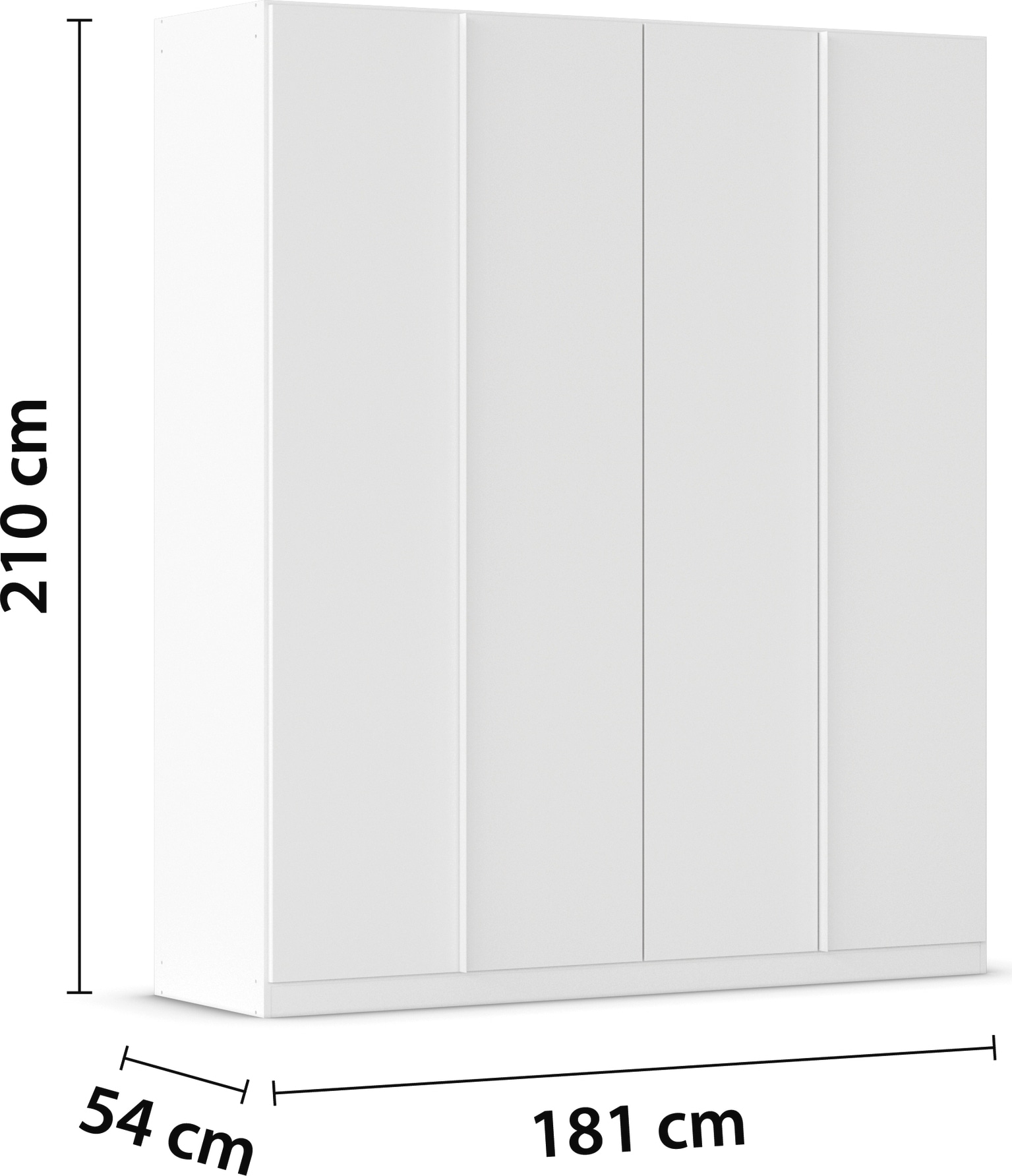 rauch Drehtürenschrank »Monostar« mit umfangreicher Innenausstattung