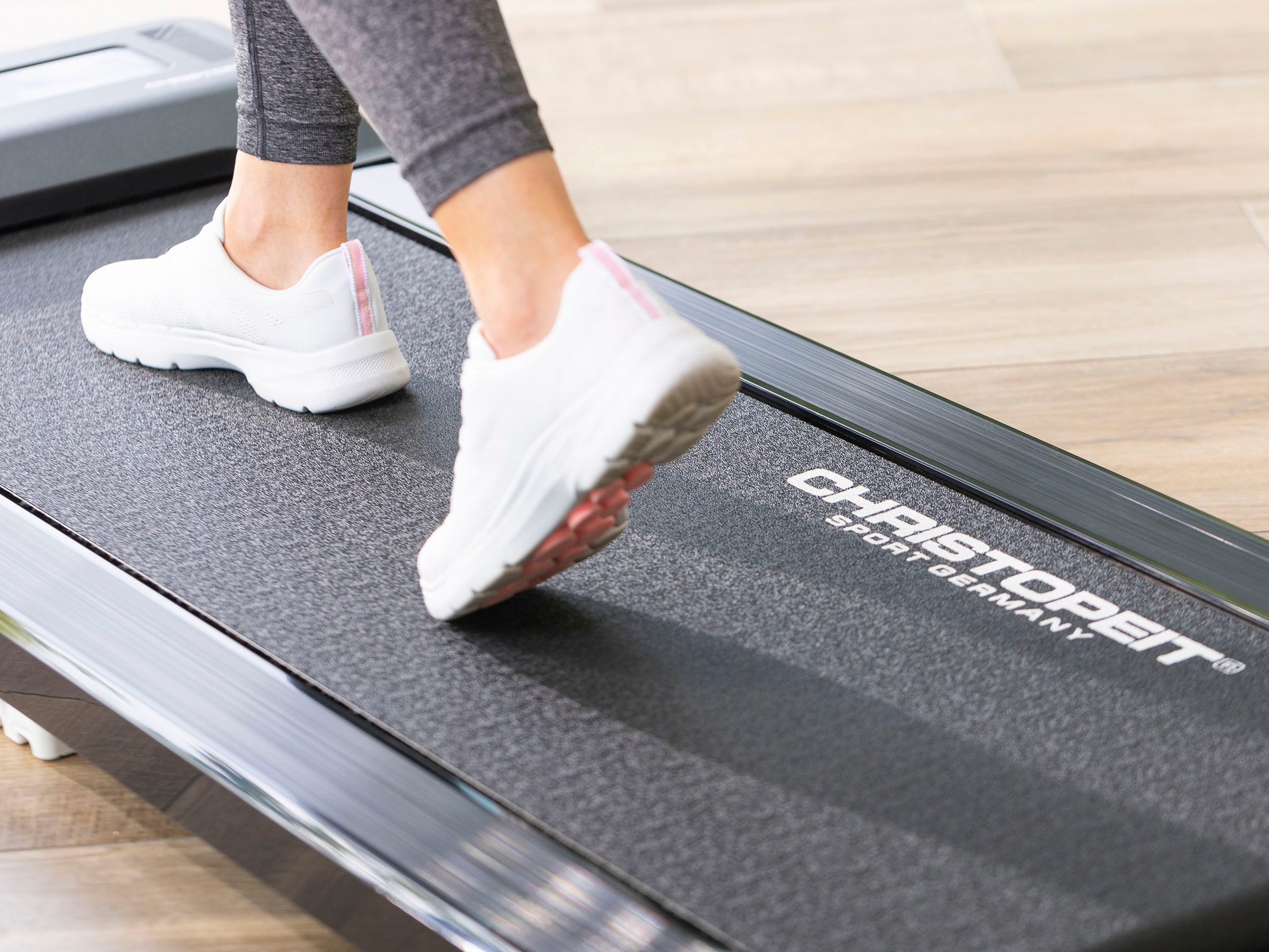 Christopeit Sport® Laufband »Walking Pad 4.0«, (mit Armband-Fernbedienung und LED-Display), bis max. 5 km/h