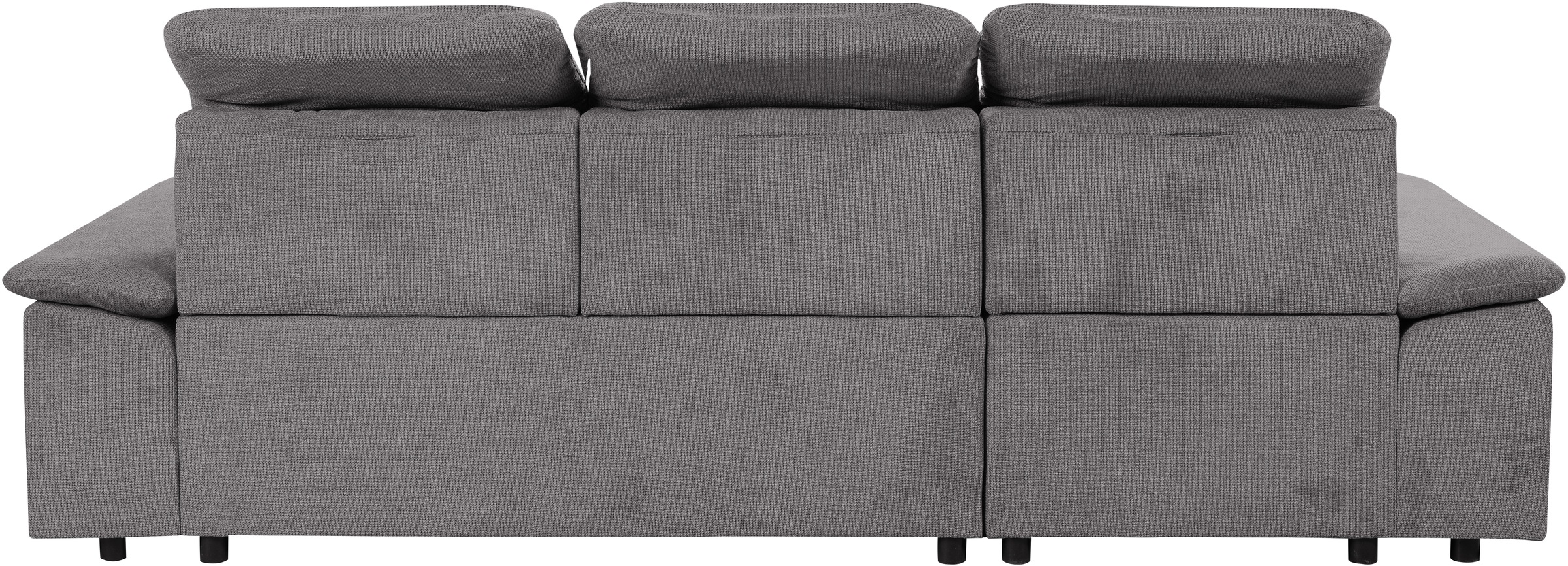 WERK2 Ecksofa Carmen, Sofa, Eckcouch mit Schlaffunktion, Bettkasten und Sitztiefenverstellung