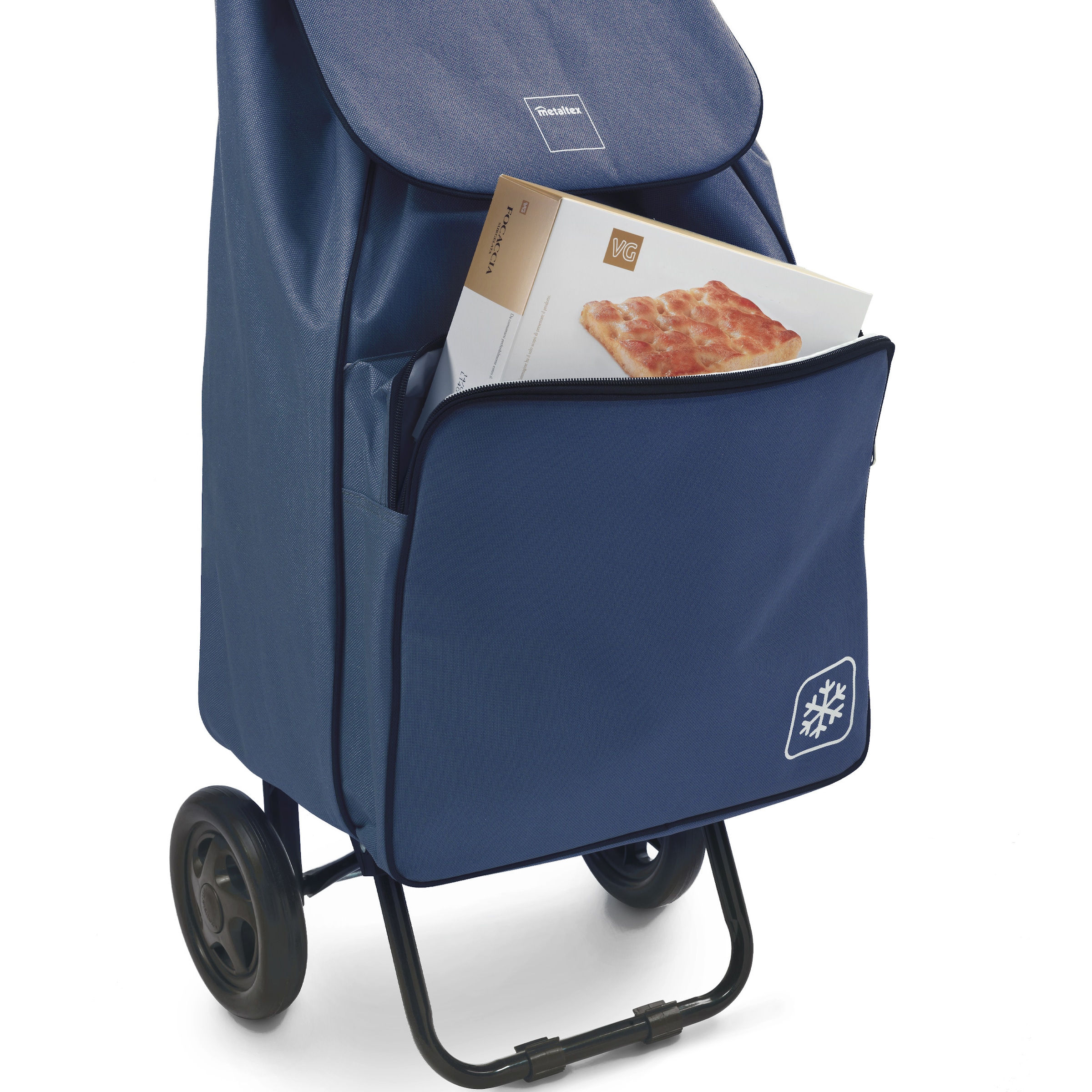 Metaltex Einkaufstrolley »Krokus« große, isolierende Fronttasche für empfindliche Lebensmittel