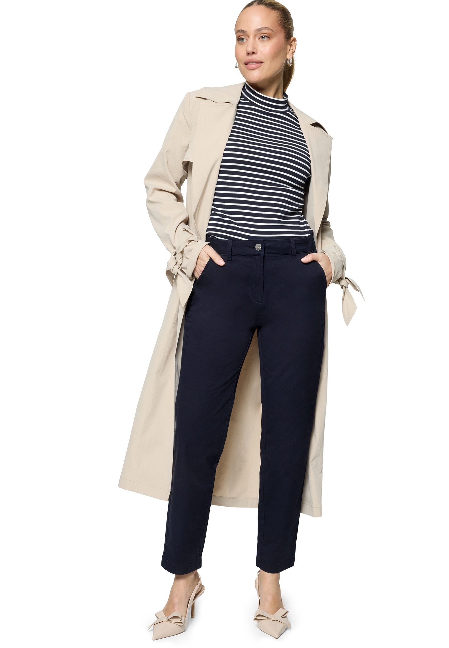 Zero Stoffhose »Chinohose mit Stretch 28 Inch«