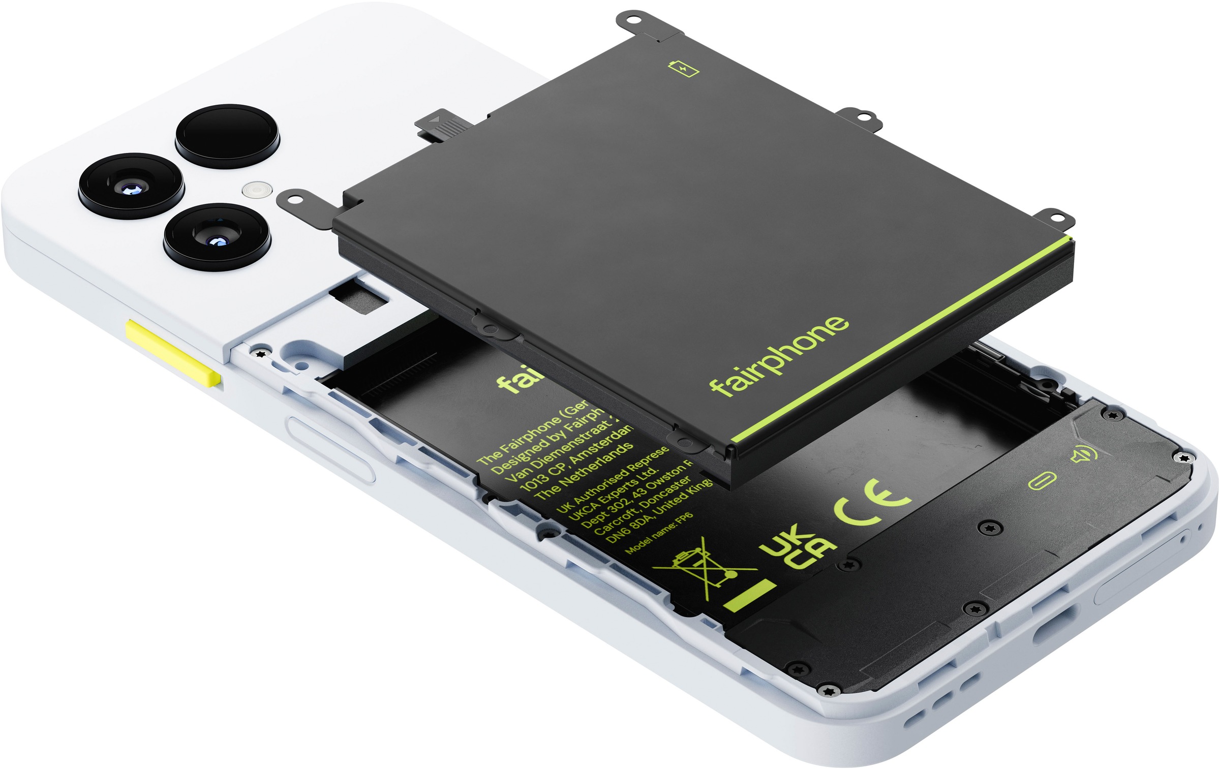 Fairphone Smartphone »Gen. 6«, Cloud White