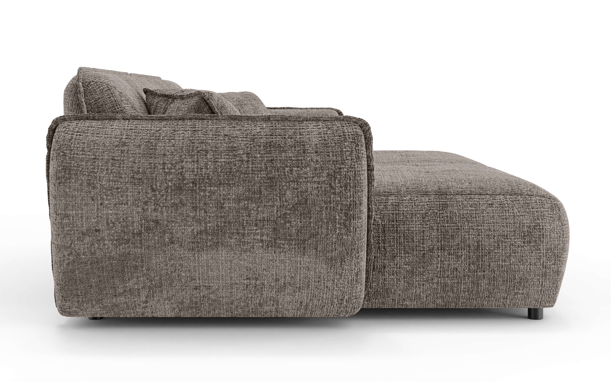 Home affaire Big-Sofa »MIRELDA Design-Sofa mit Steppungen, extra tief, Breite 251 cm« elegant und bequem, enthält 2 Zierkissen, belastbar bis 480kg