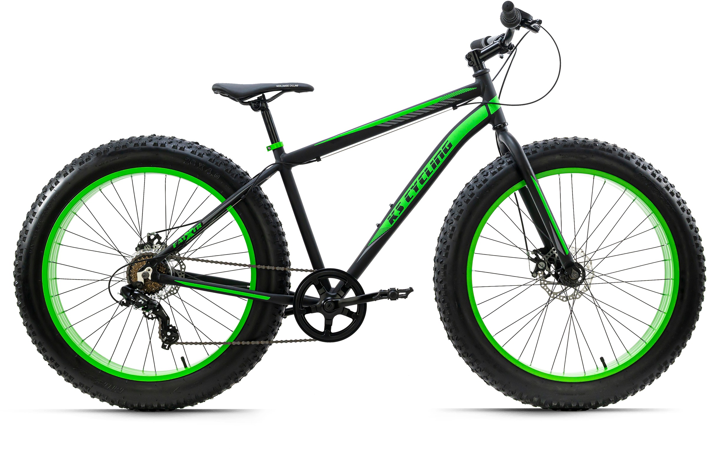 KS Cycling Fatbike »Fat - XTR«, 7 Gang, Shimano, Tourney Schaltwerk, Kettenschaltung kaufen