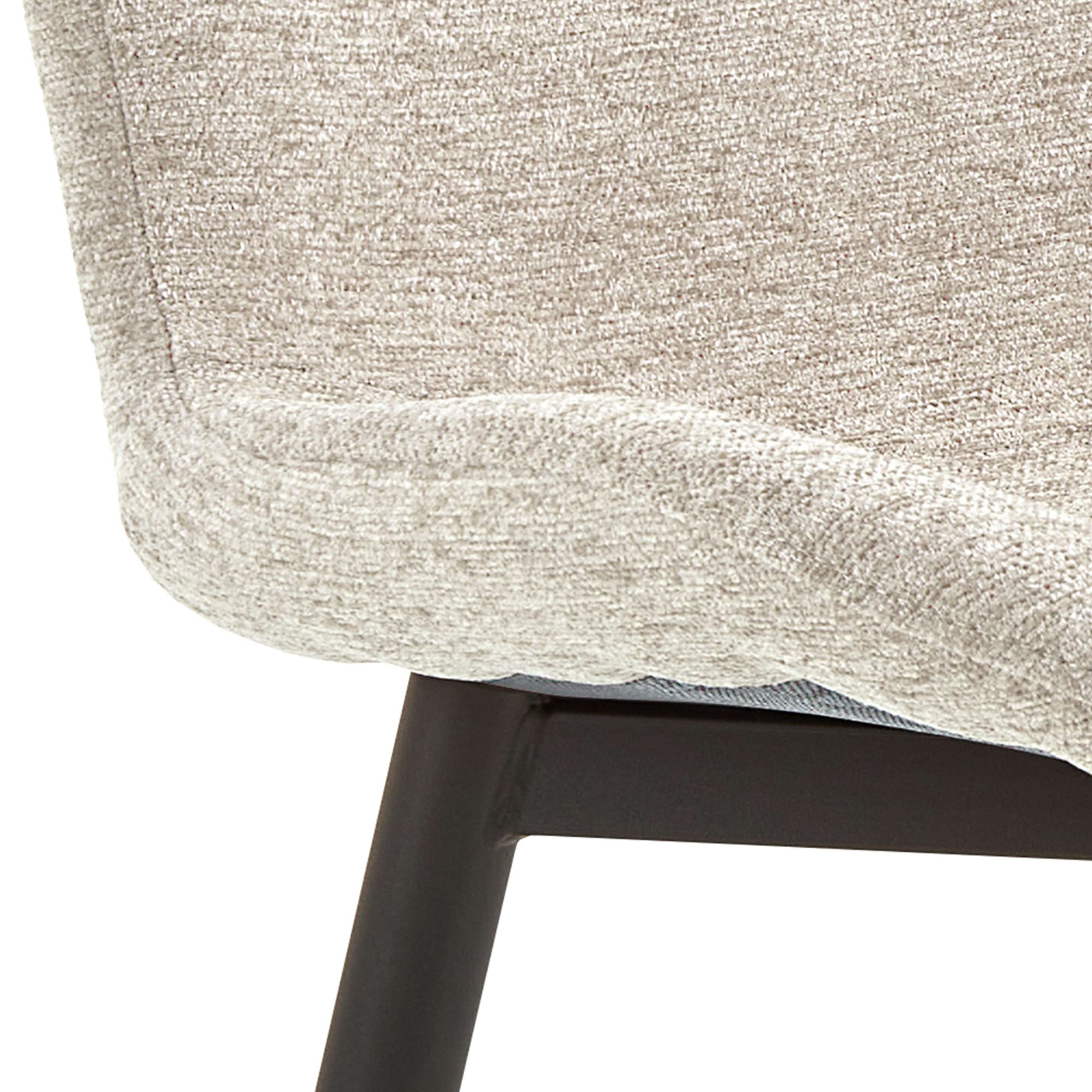 ACTONA GROUP Esszimmer-Set »Essgruppe, Speisetisch mit Stühlen«, (Komplett-Set, 5 St., 1x Tisch + 4x Stühle), Rechteckig Esstisch + 4x Stühle, grau keramik, beige,140x80x75cm