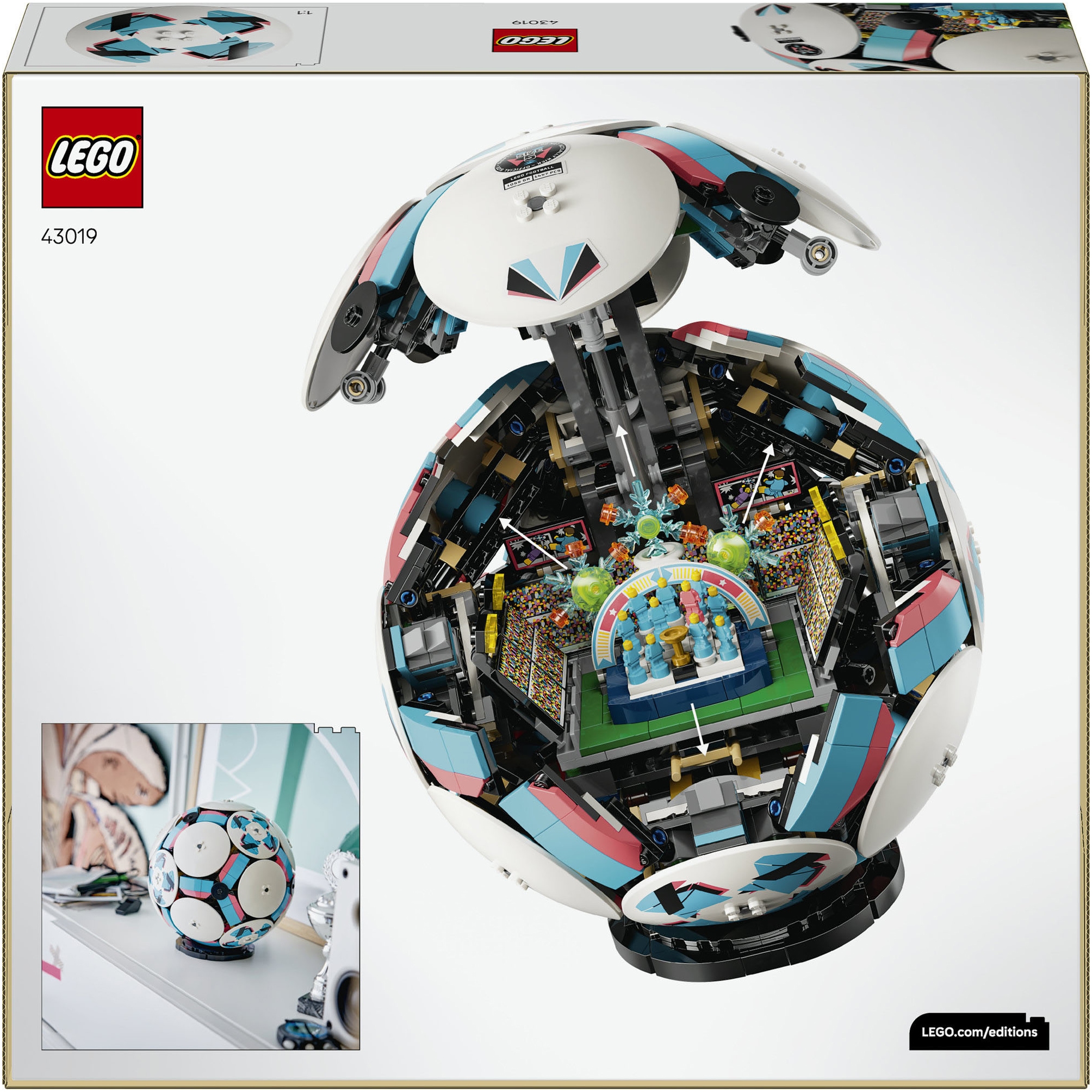 LEGO® Konstruktionsspielsteine »Fußball (43019), Editions«