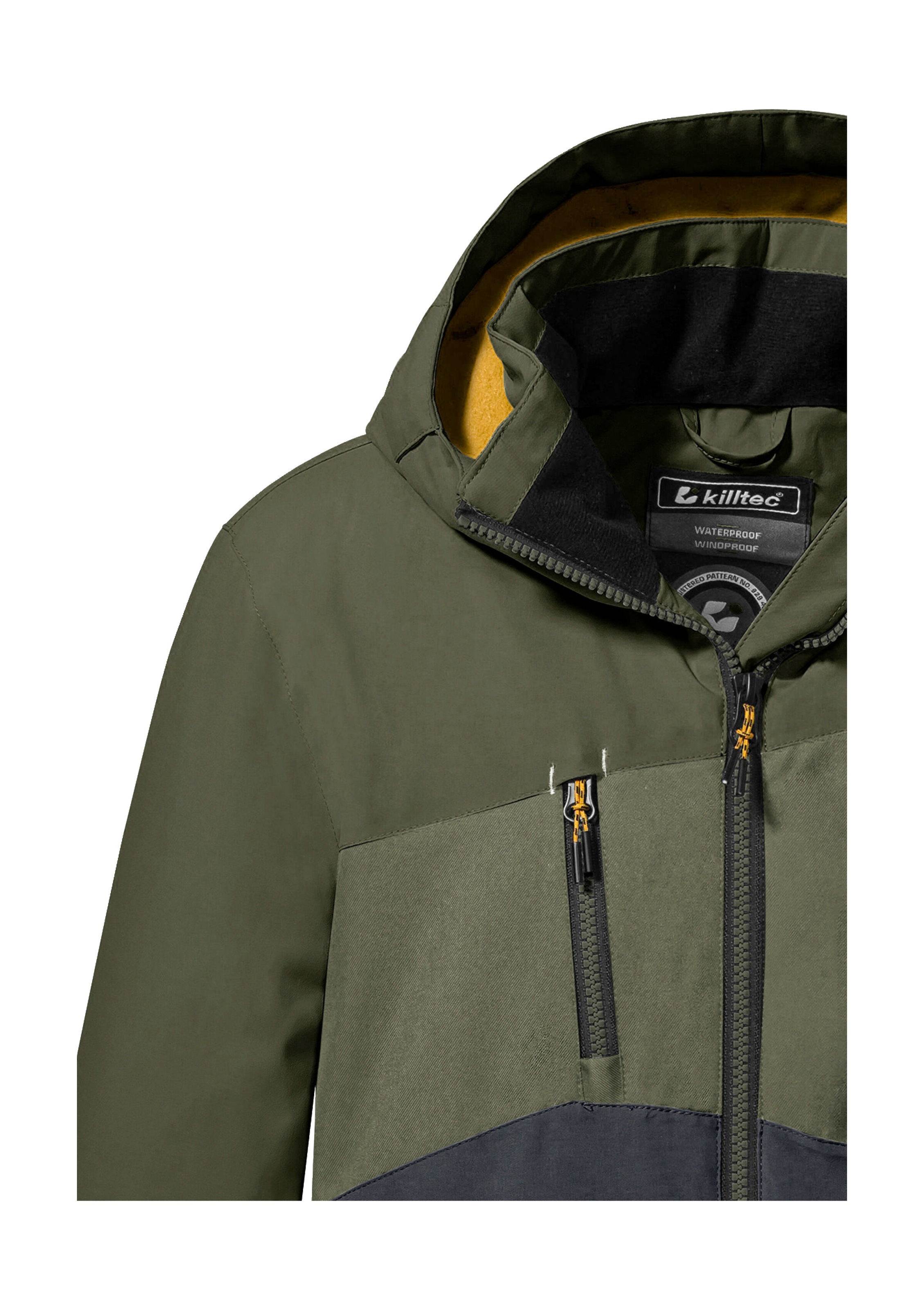 Killtec Outdoorjacke »KOW 204 BYS JCKT«, Wasserdichte, atmungsaktive Winterjacke mit verstellbarer Kapuze