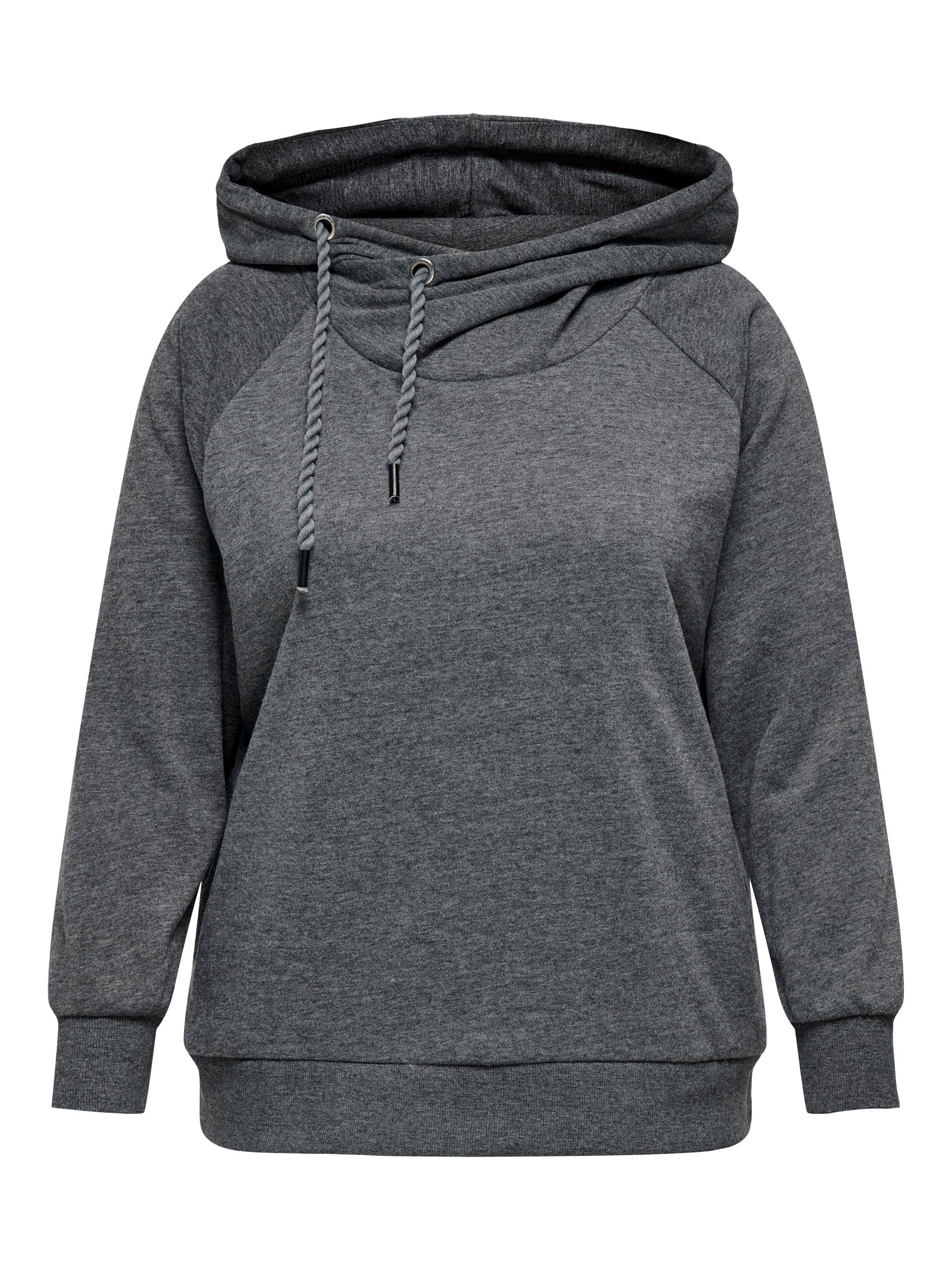 ONLY CARMAKOMA Hoodie »CARLAMILLE L/S HOOD CS SWT«