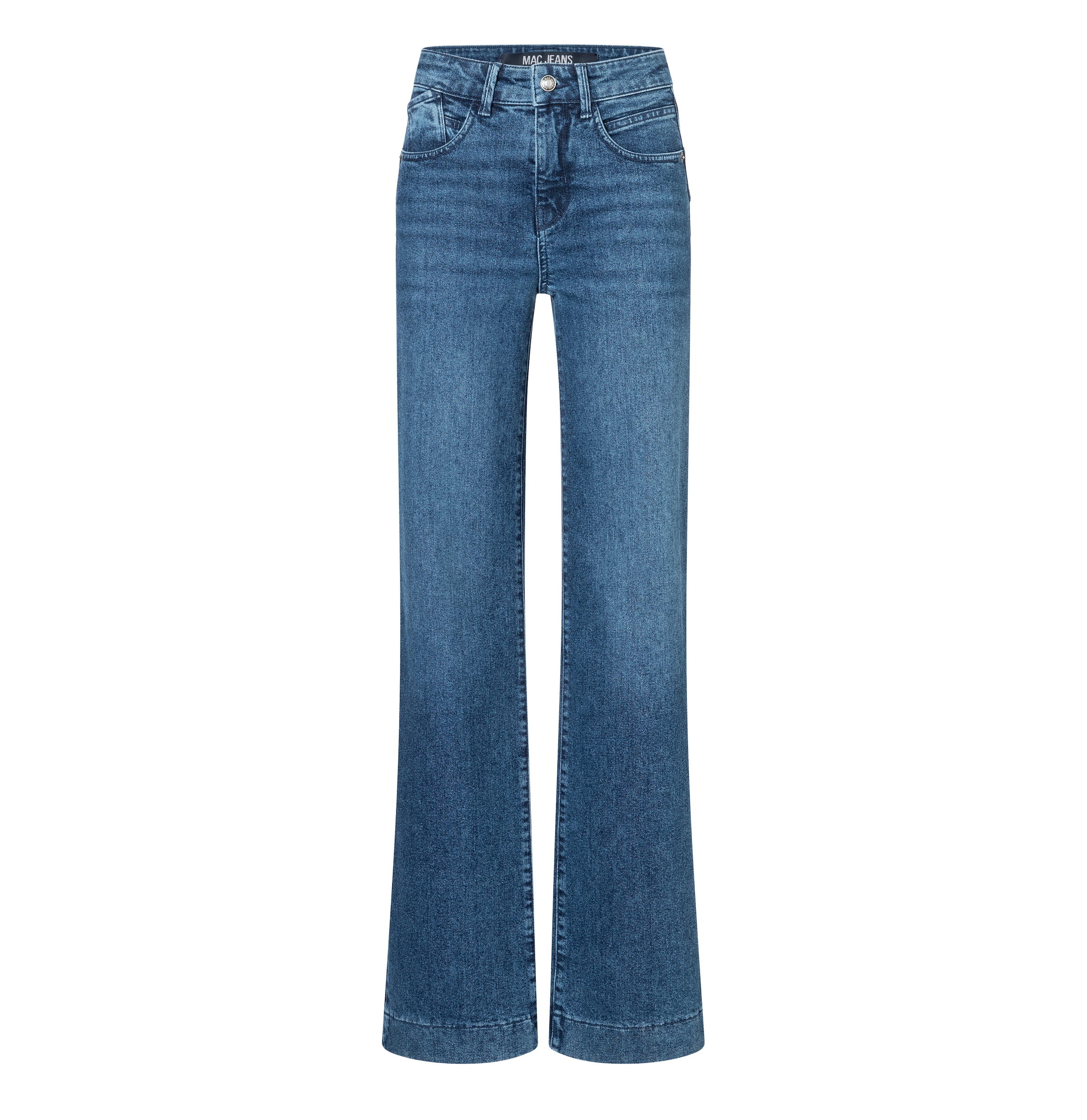 MAC Jerseyhose »Shirt-Hose Palazzo Cropped«