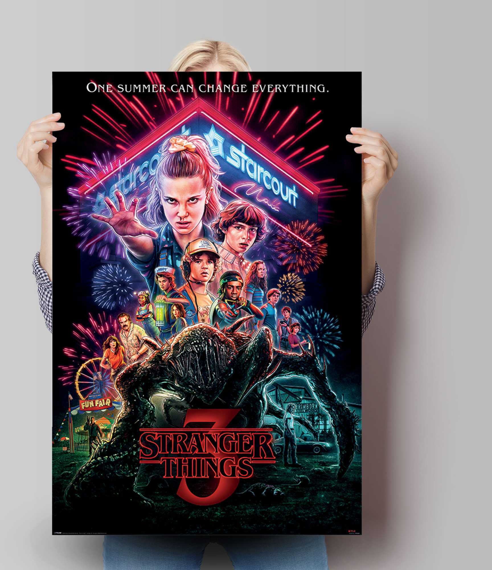 Reinders! Poster »Poster Stranger Things Summer of 85 - Netflix - Mike - Eleven«, Serien, (1 St.)