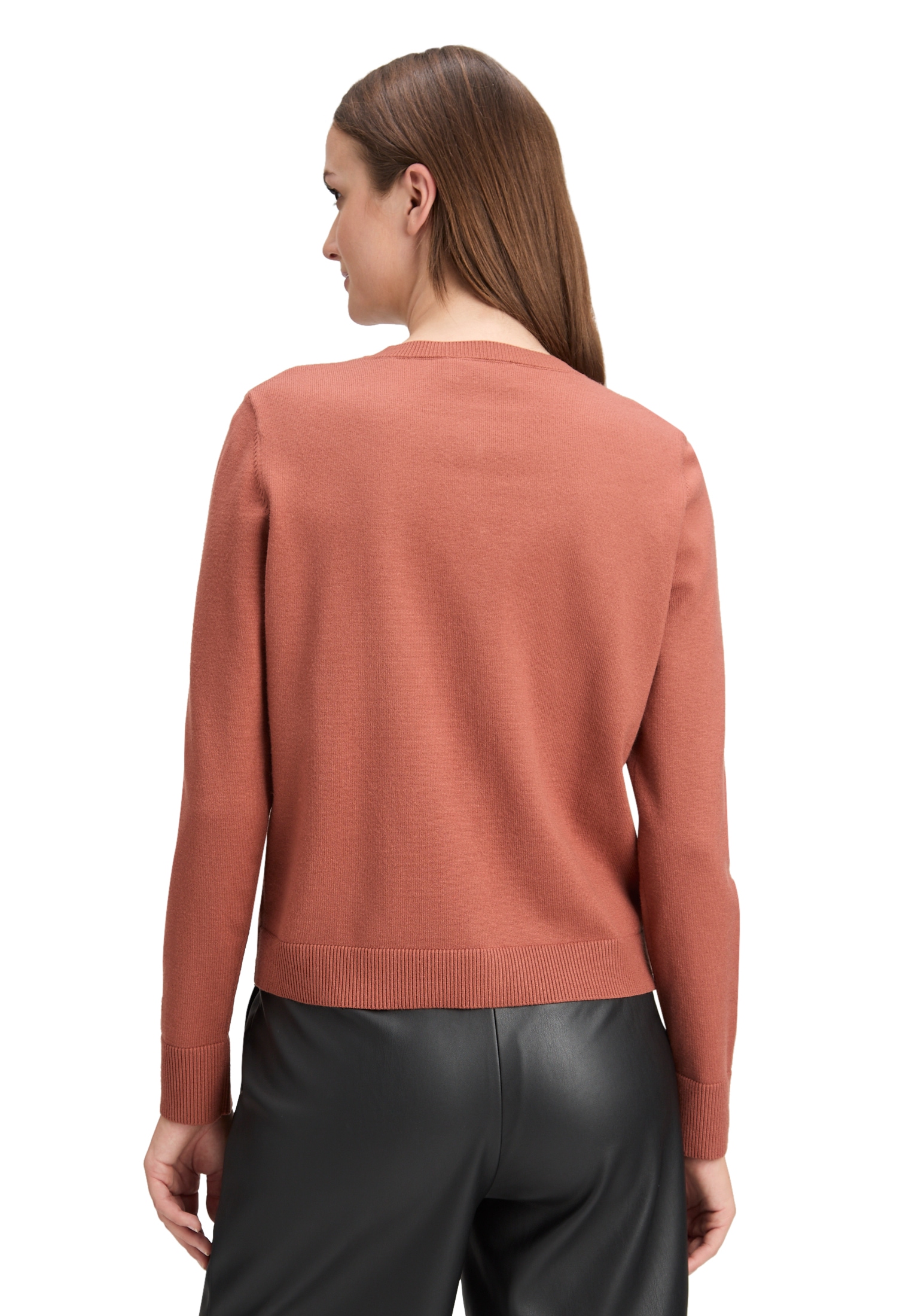 Cartoon Strickjacke »Feinstrickjacke mit Rundhalsausschnitt«
