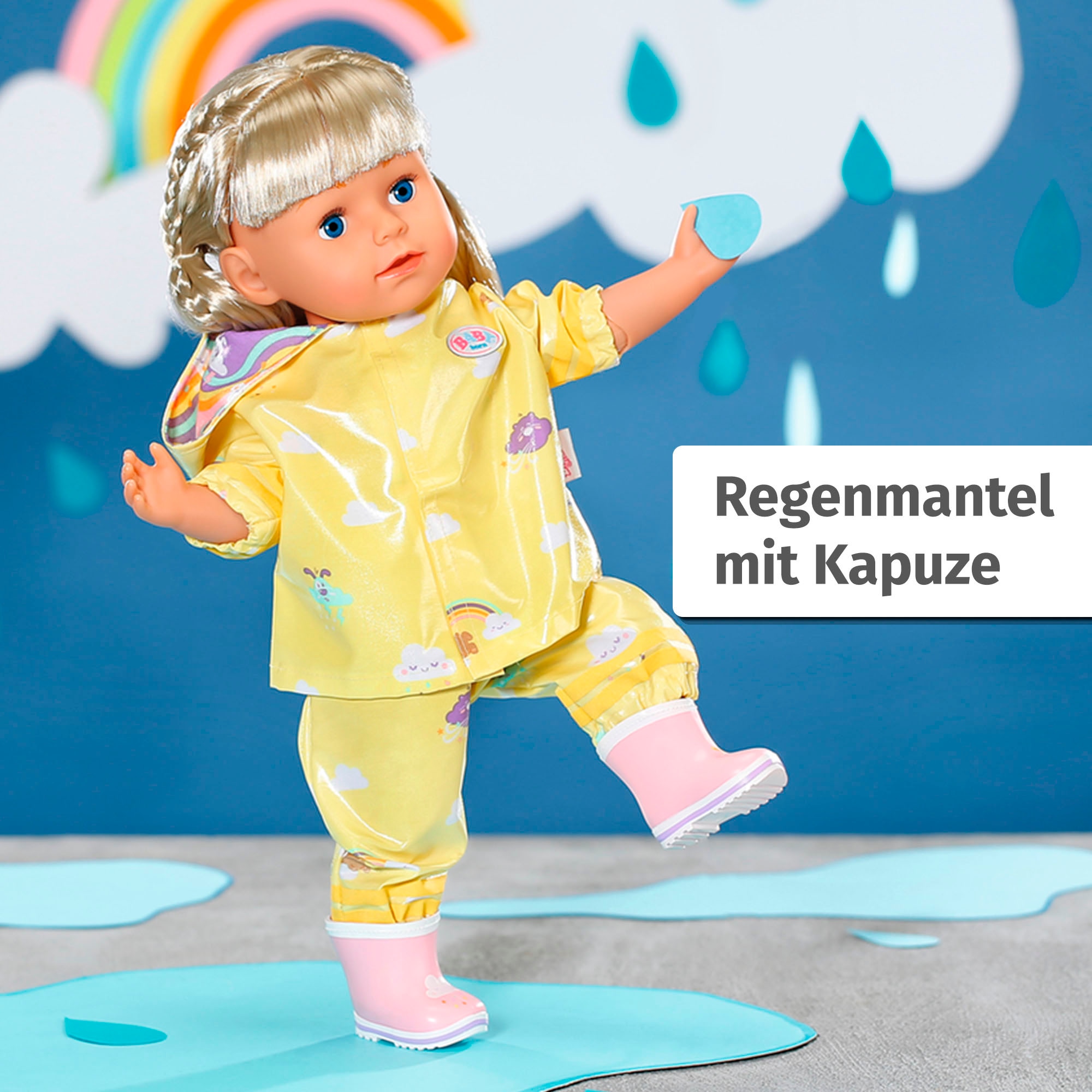 Baby Born Puppenkleidung »Deluxe Regen-Outfit 43 cm«