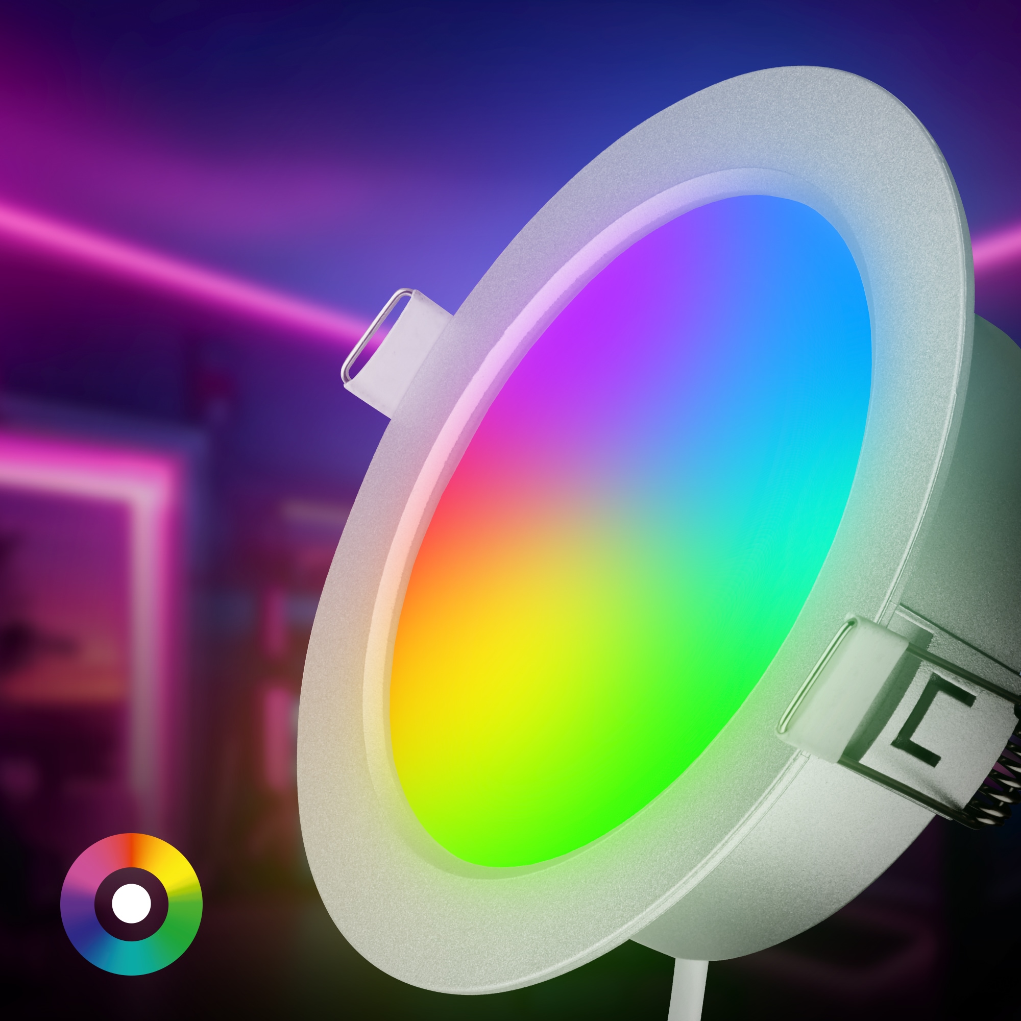 Briloner Leuchten LED Einbauleuchte »FUNGO COLOR 3945034«