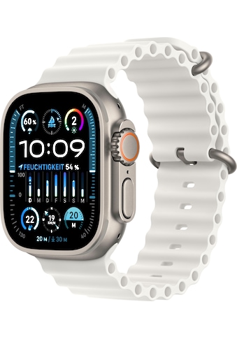 Smartwatch »Watch Ultra 2 GPS 49 mm + Cellular Titanium«, (Watch OS 10)