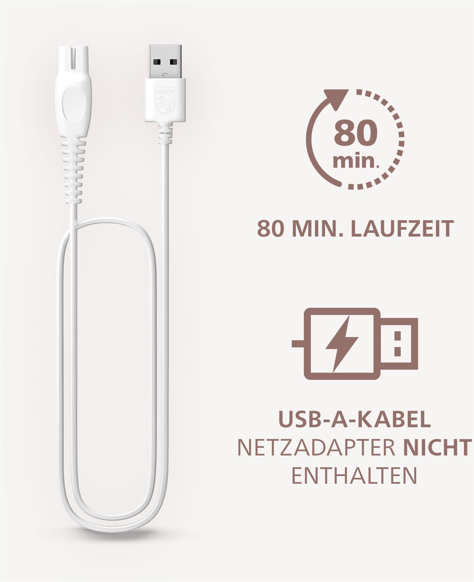 Philips Elektrokörperrasierer »Lady Shaver Series 8000«, 1 St. Aufsätze, kabelloser Rasierer, nass und trocken, inkl. Trimmeraufsatz