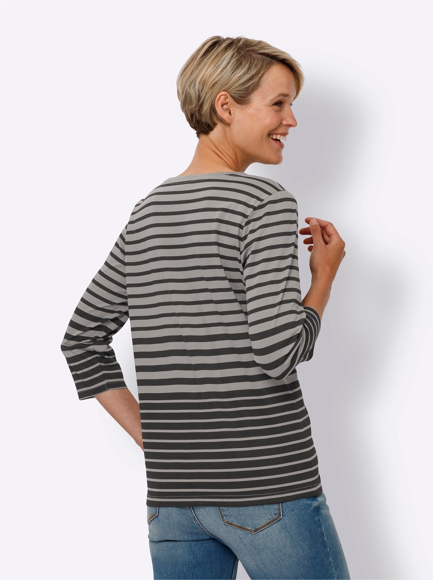 Classic Basics 3/4-Arm-Shirt »Ringelshirt«, (1 tlg.)