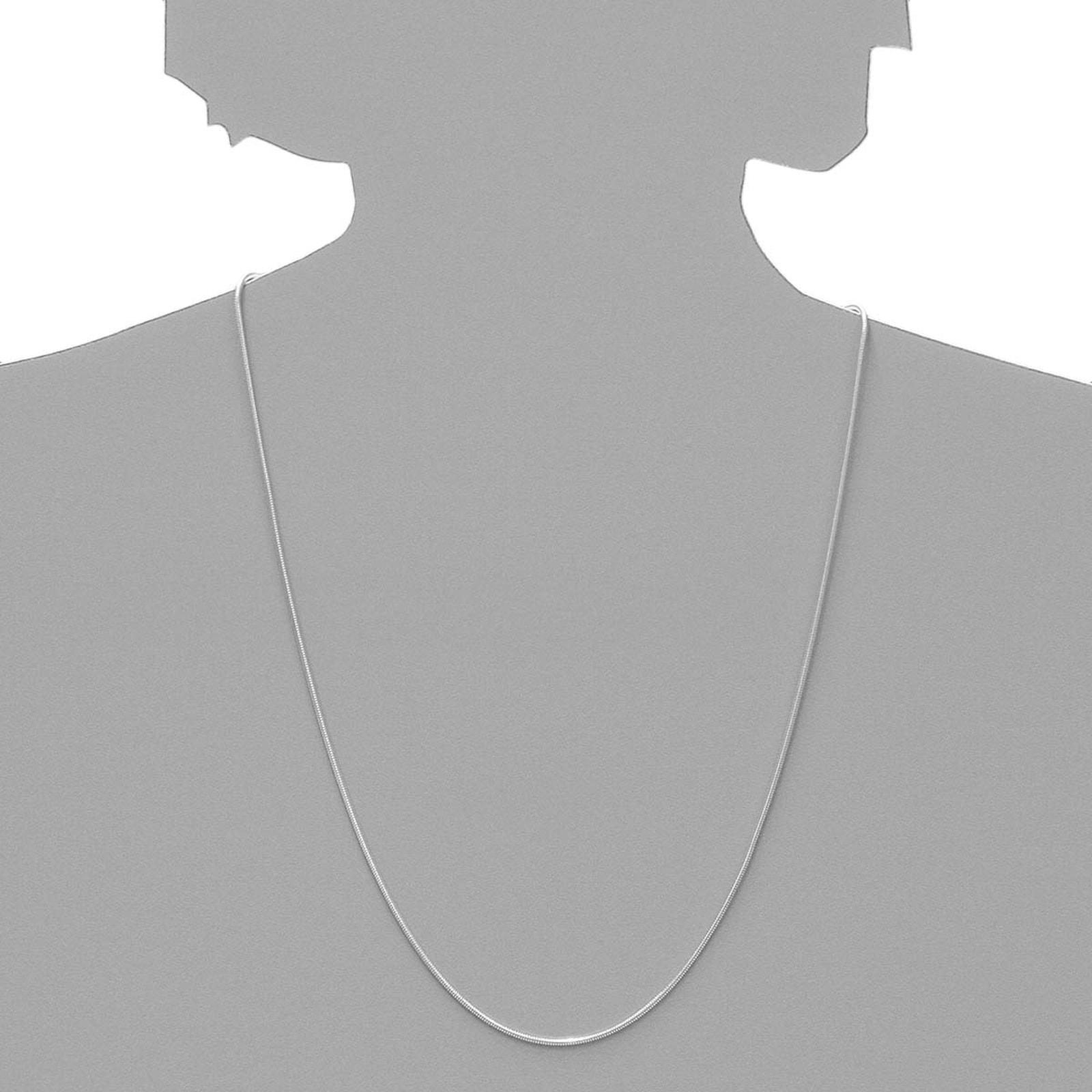 OSTSEE-SCHMUCK Silberkette »- Schlange 1,2 mm - Silber 925/000 -,«