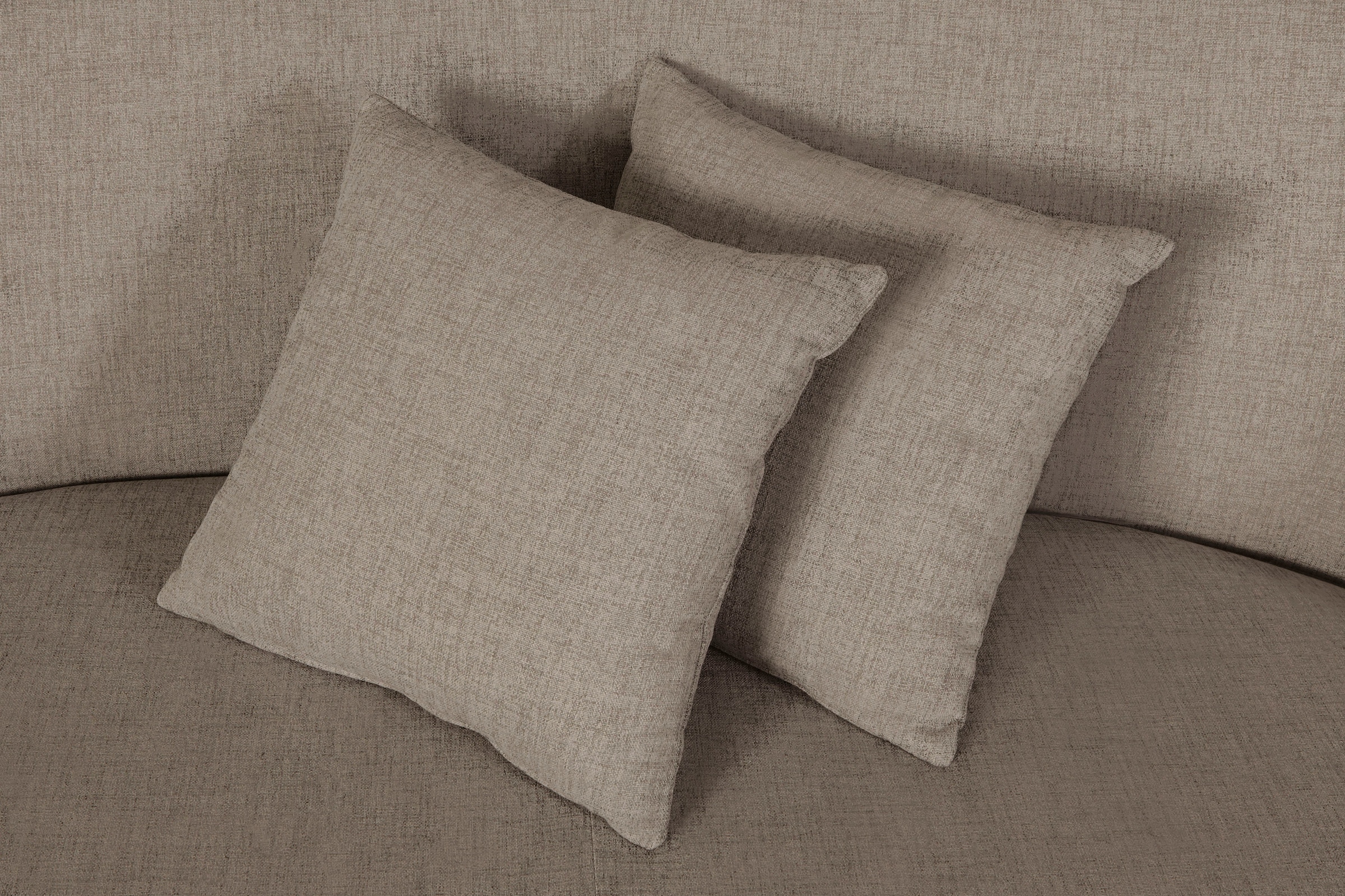 LeGer Home by Lena Gercke 3-Sitzer »Dilara« gerundete Rückenlehne und Front, in 3 Bezugsqualitäten