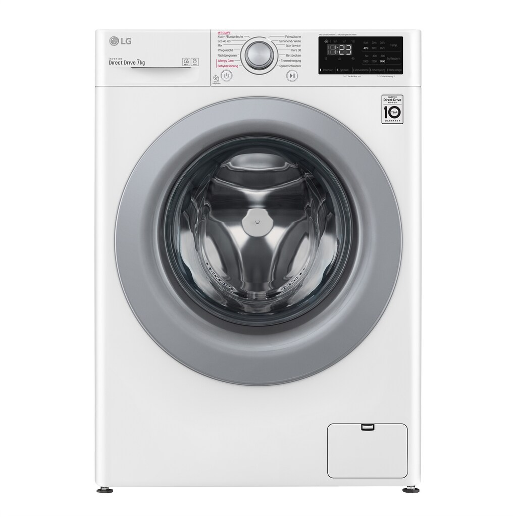 LG Waschmaschine, F14WM7KS1E, 7 kg, 1400 U/min