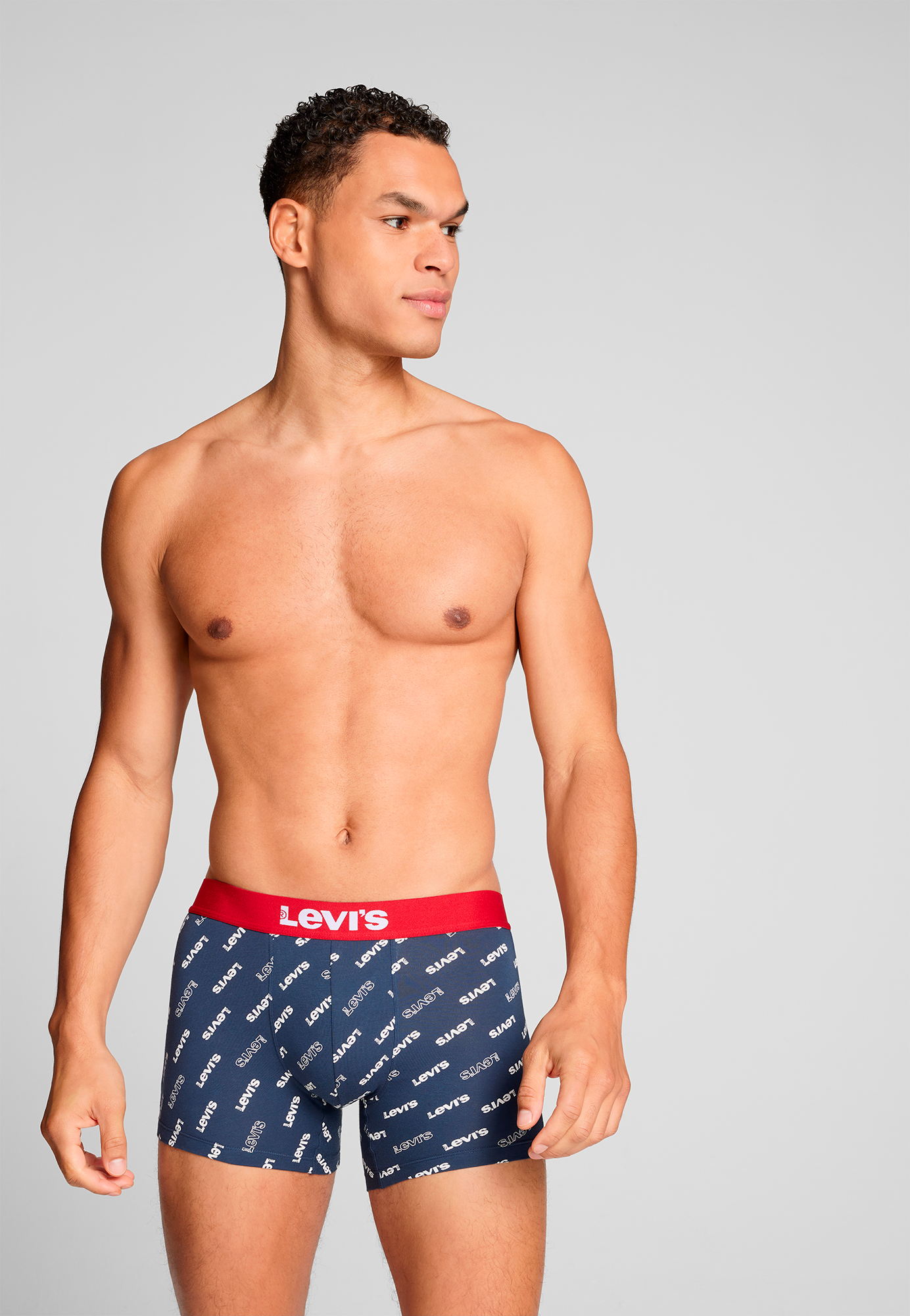 Levi's® Boxershorts »LEVIS MEN LOGO AOP BOXER BRIEF ORG CO 2P«, (2er Pack), mit stilvoller Musterung