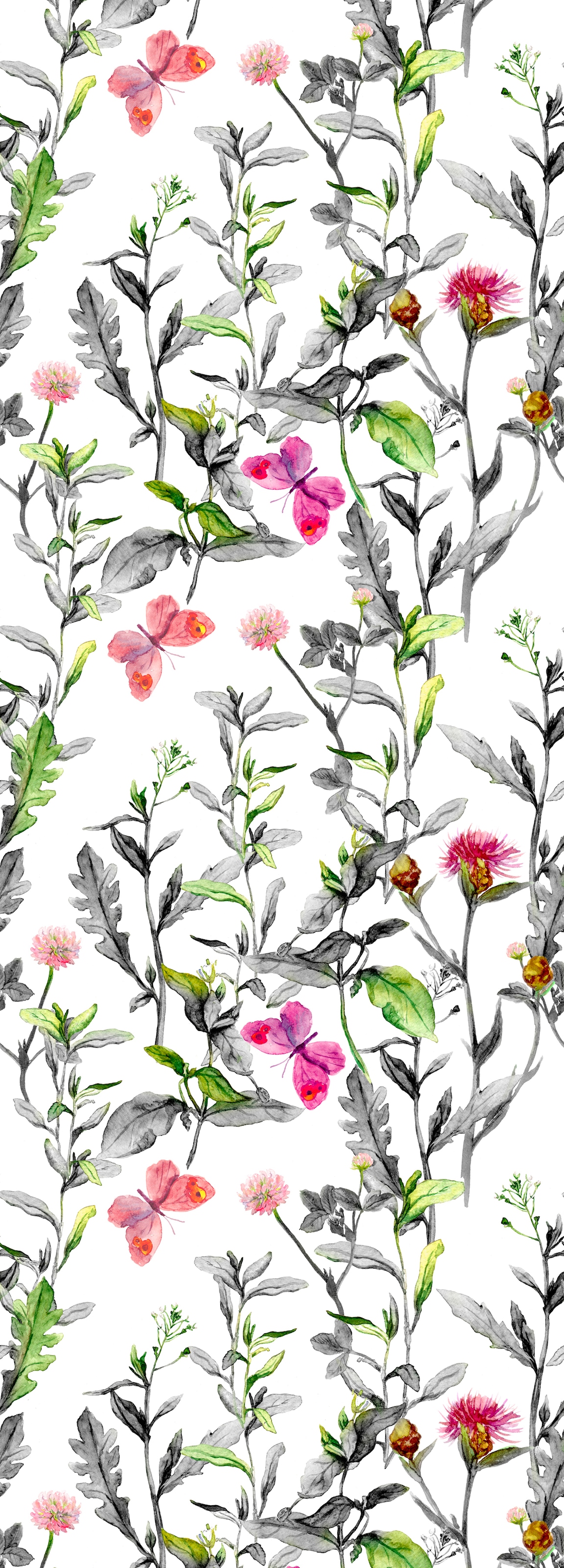 Vinyltapete »Alina«, bedruckt-Motiv-botanisch-floral-gemustert-natürlich, 90x250cm,...