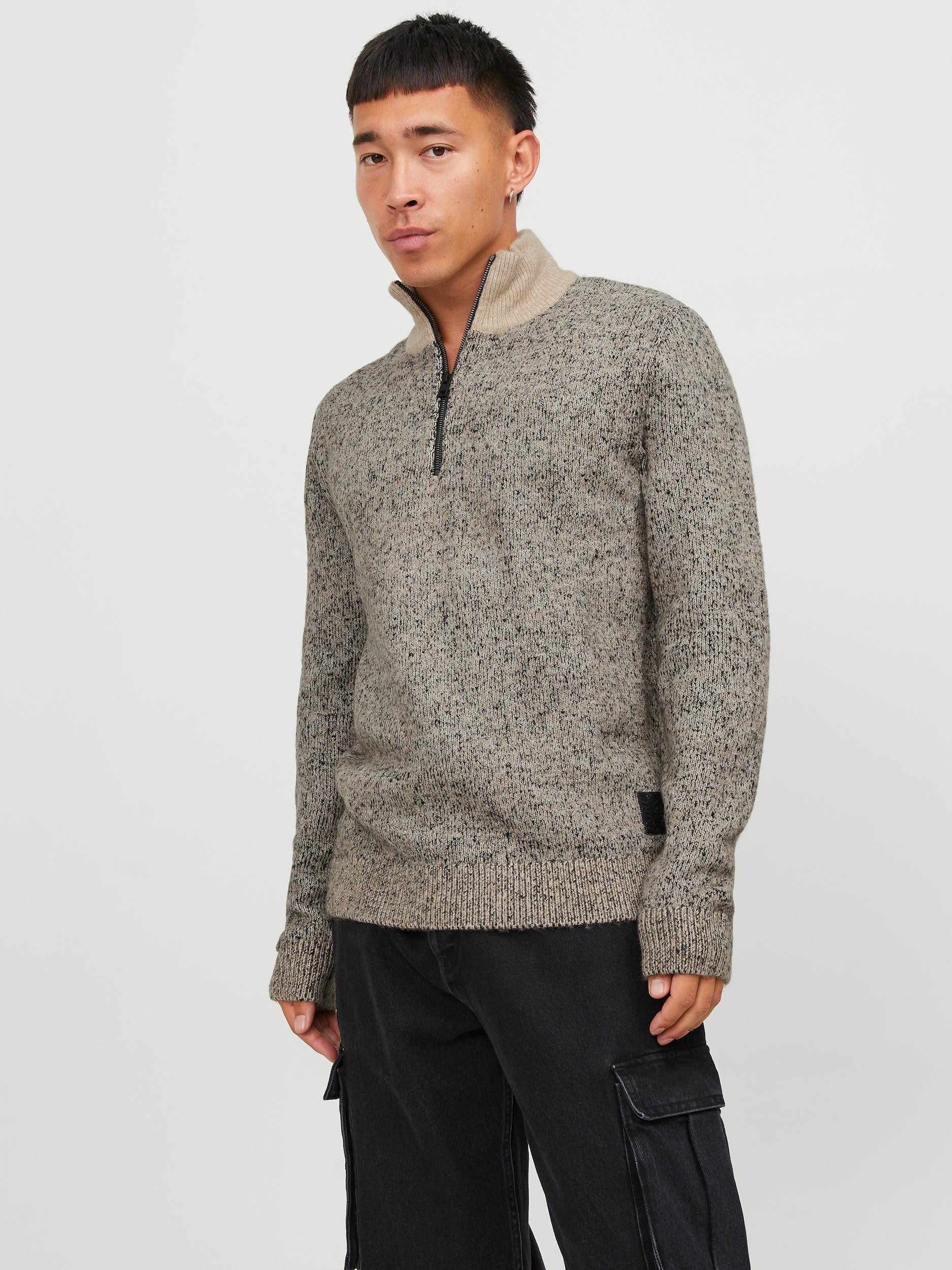 Troyer »JCOSPACE KNIT HALF ZIP SN«