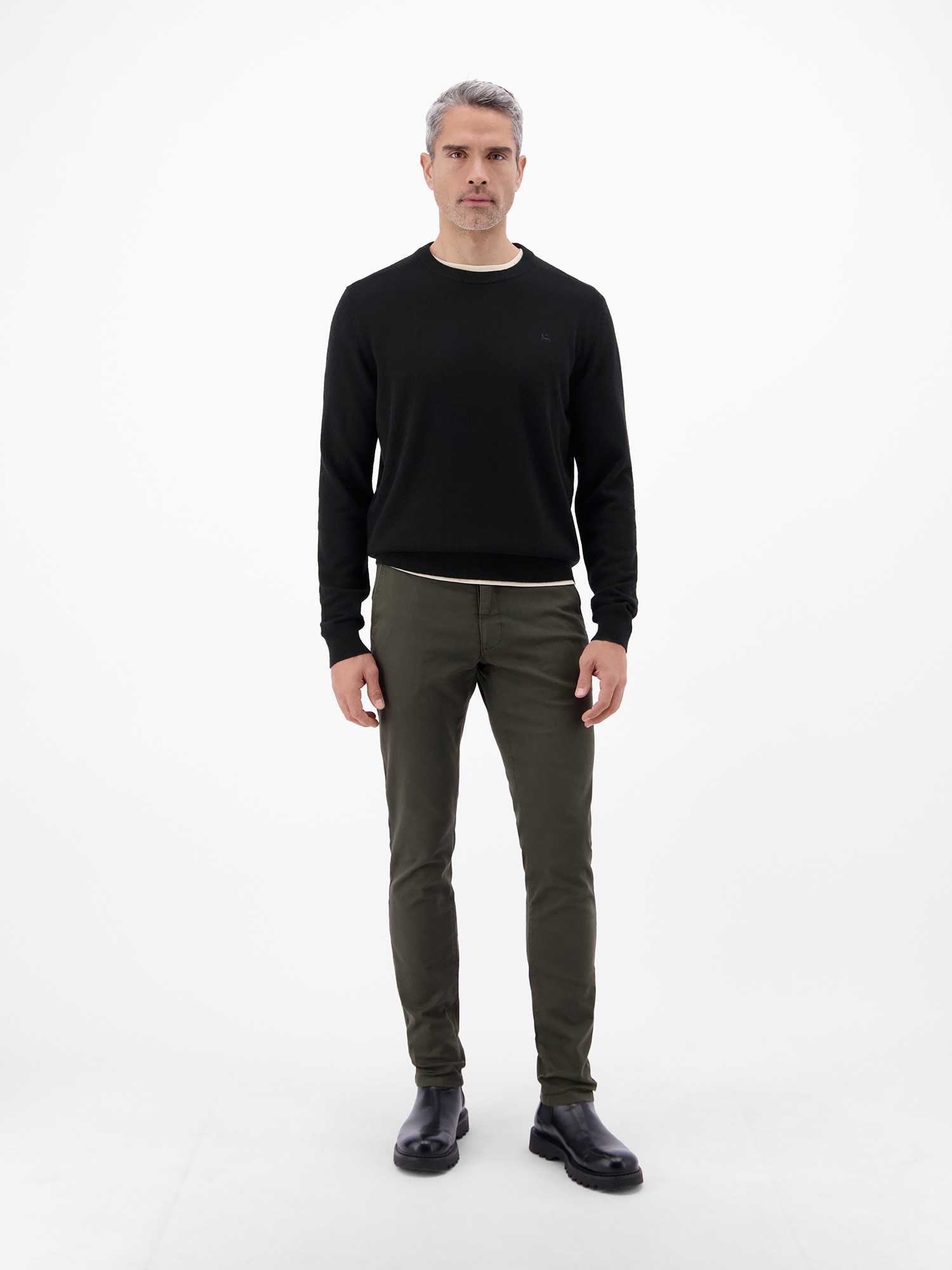 LERROS Strickpullover »Strickpullover aus Woll-Kaschmir-Mix, stilvoll und entspannt«