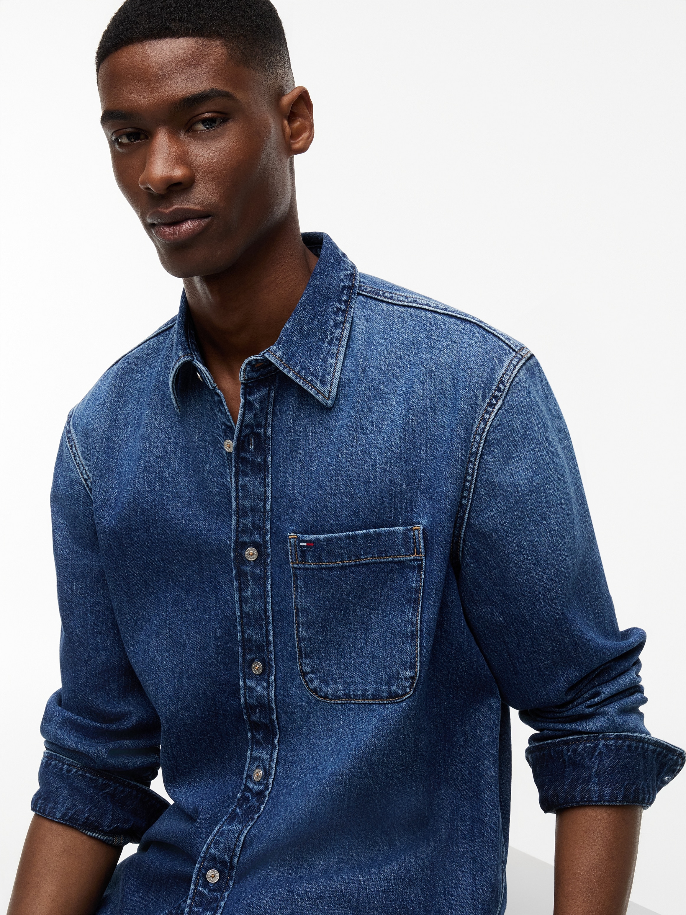 Tommy Jeans Jeanshemd »REGULAR DENIM«