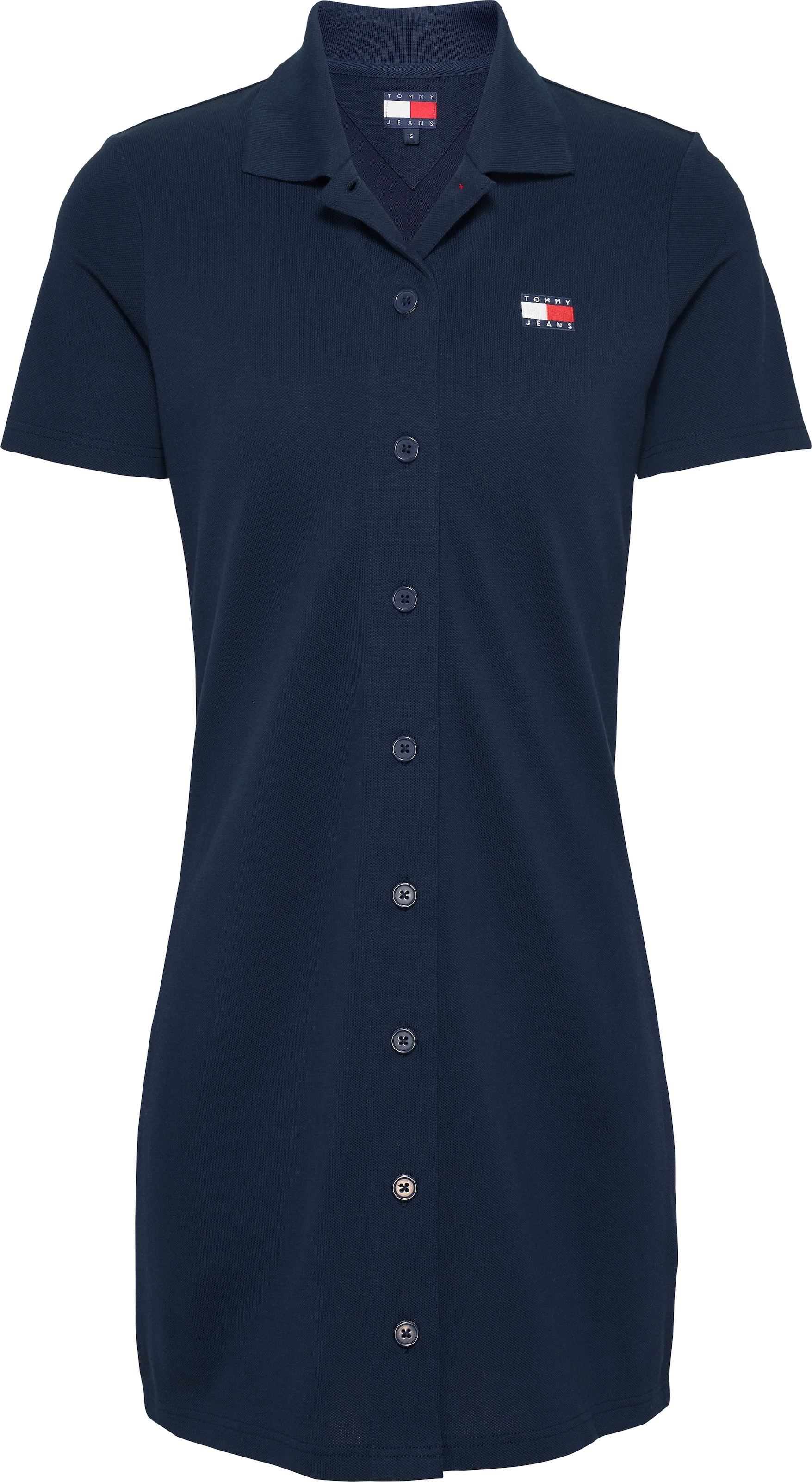 Tommy Jeans Polokleid »TJW BADGE PIQUE POLO DRESS«, mit Logo-Badge