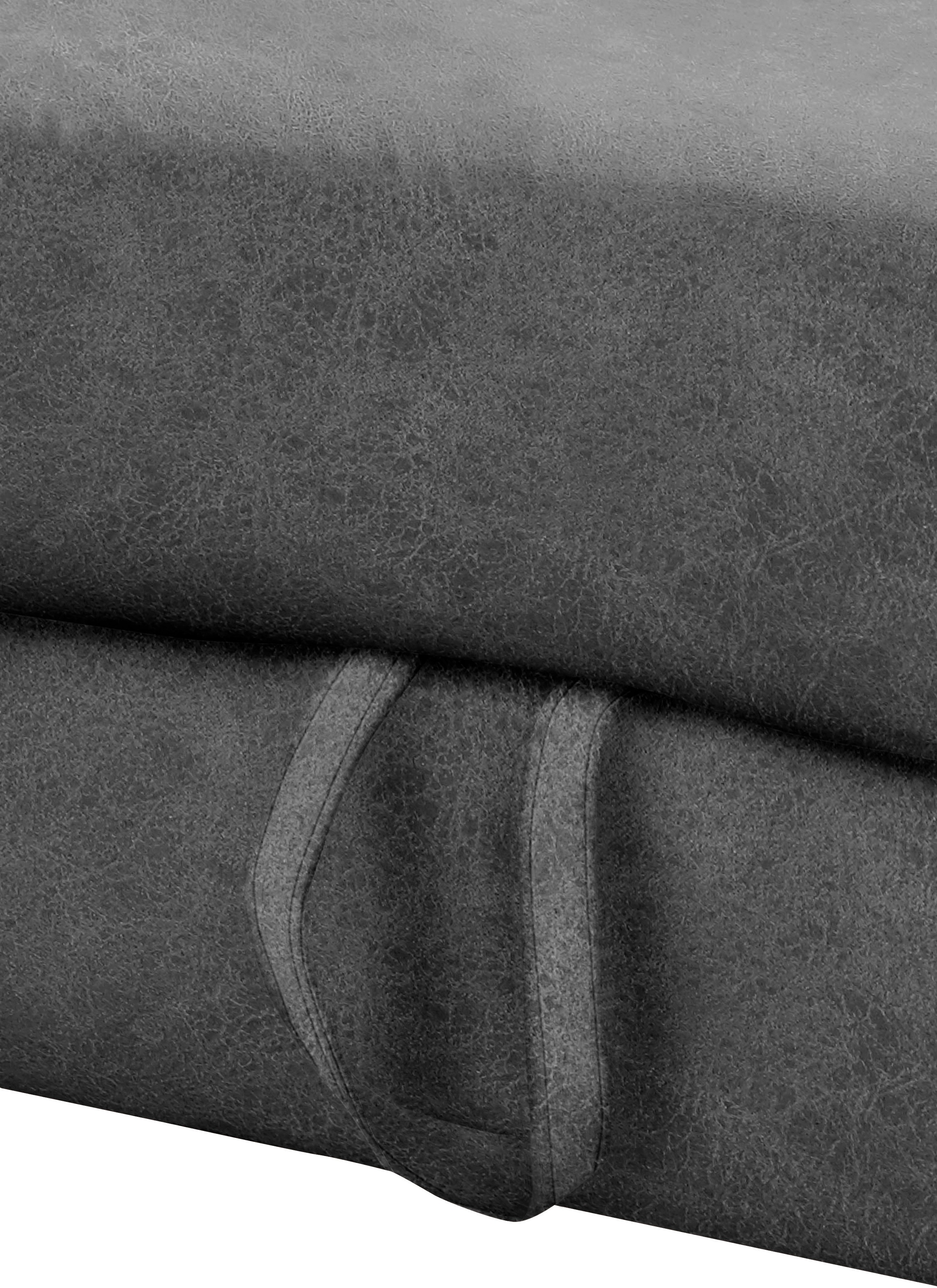 TRENDMANUFAKTUR Ecksofa »Chamber, zeitlos und modern, hoher Sitzkomfort, L-Form«, wahlweise mit Schlaffunktion