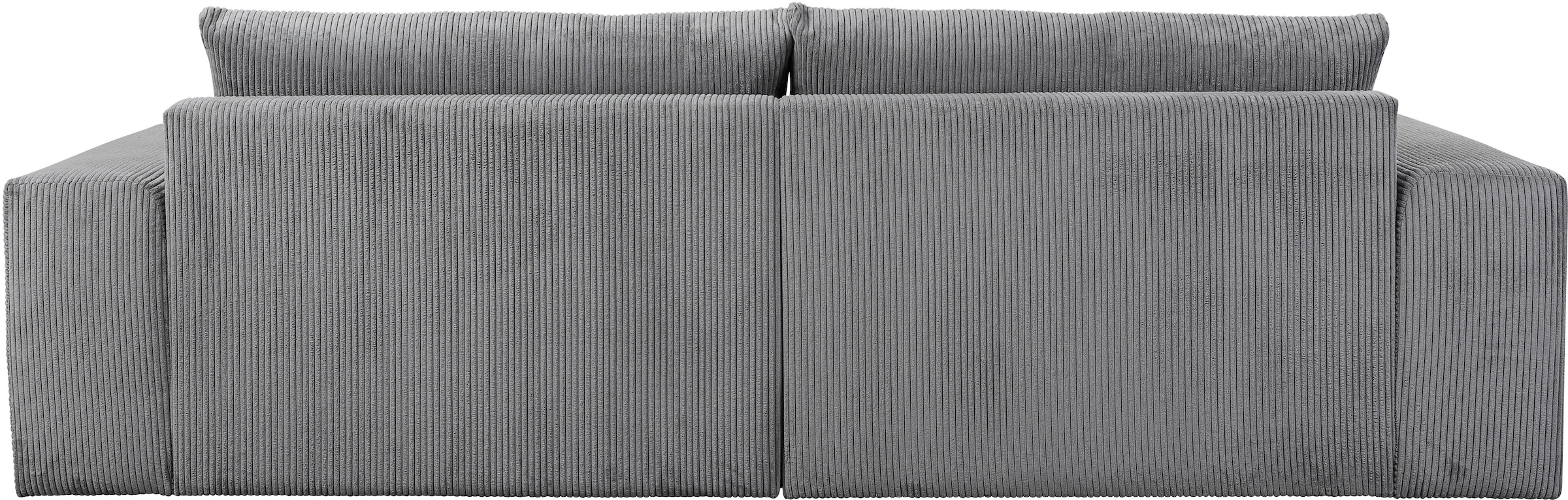 WERK2 Ecksofa »Rio, 262 cm breit, aktuelles Design, breite Armlehnen« Cord, L-Form