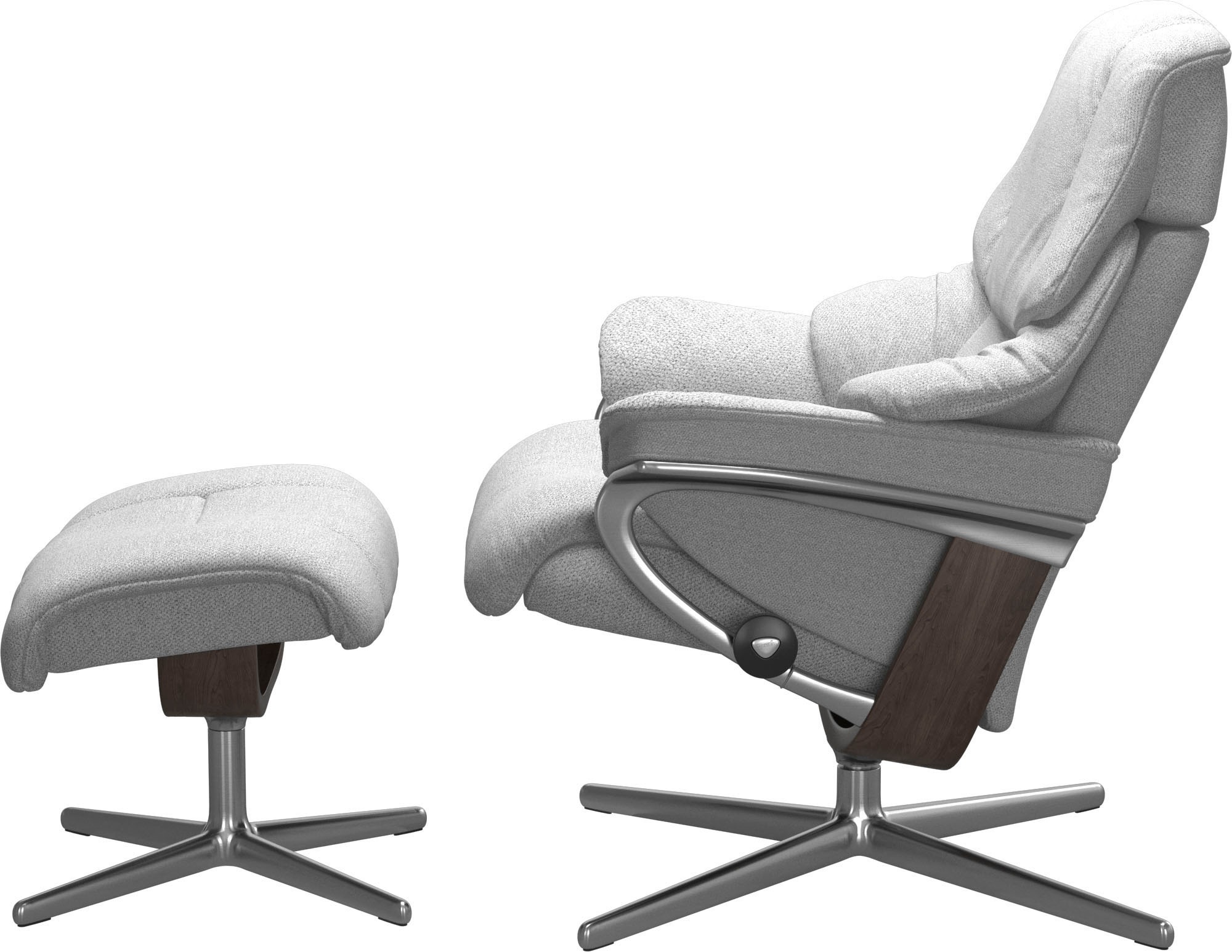 Stressless® Fußhocker »Reno«, mit Cross Base, Größe S, M & L, Holzakzent Wenge